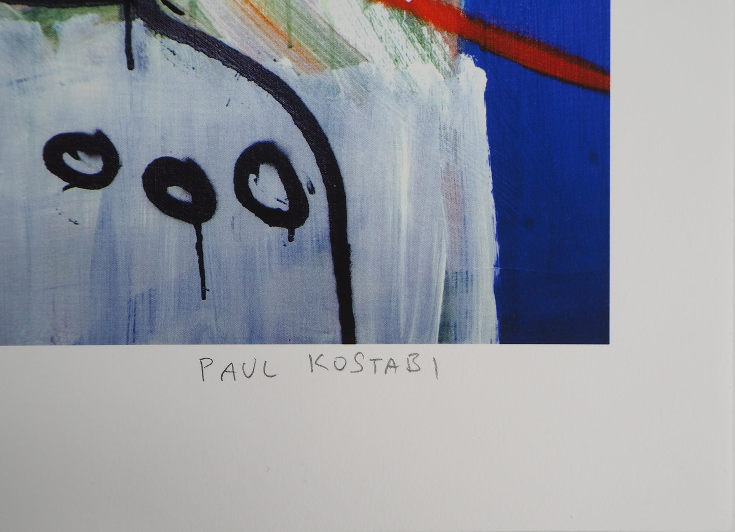 Paul KOSTABI : Femme et son ami le robot - Giclée originale signée