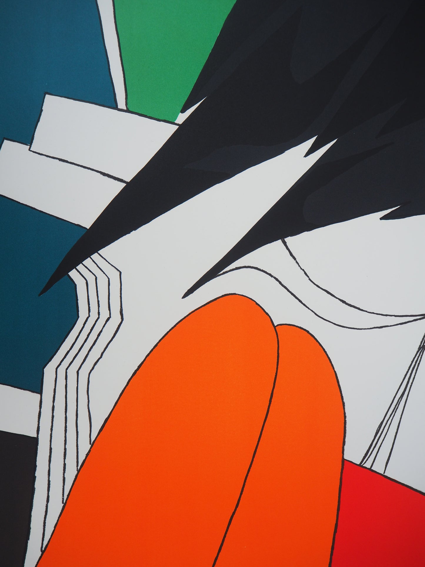 Joan GARDY ARTIGAS : Composition abstraite - Lithographie originale signée