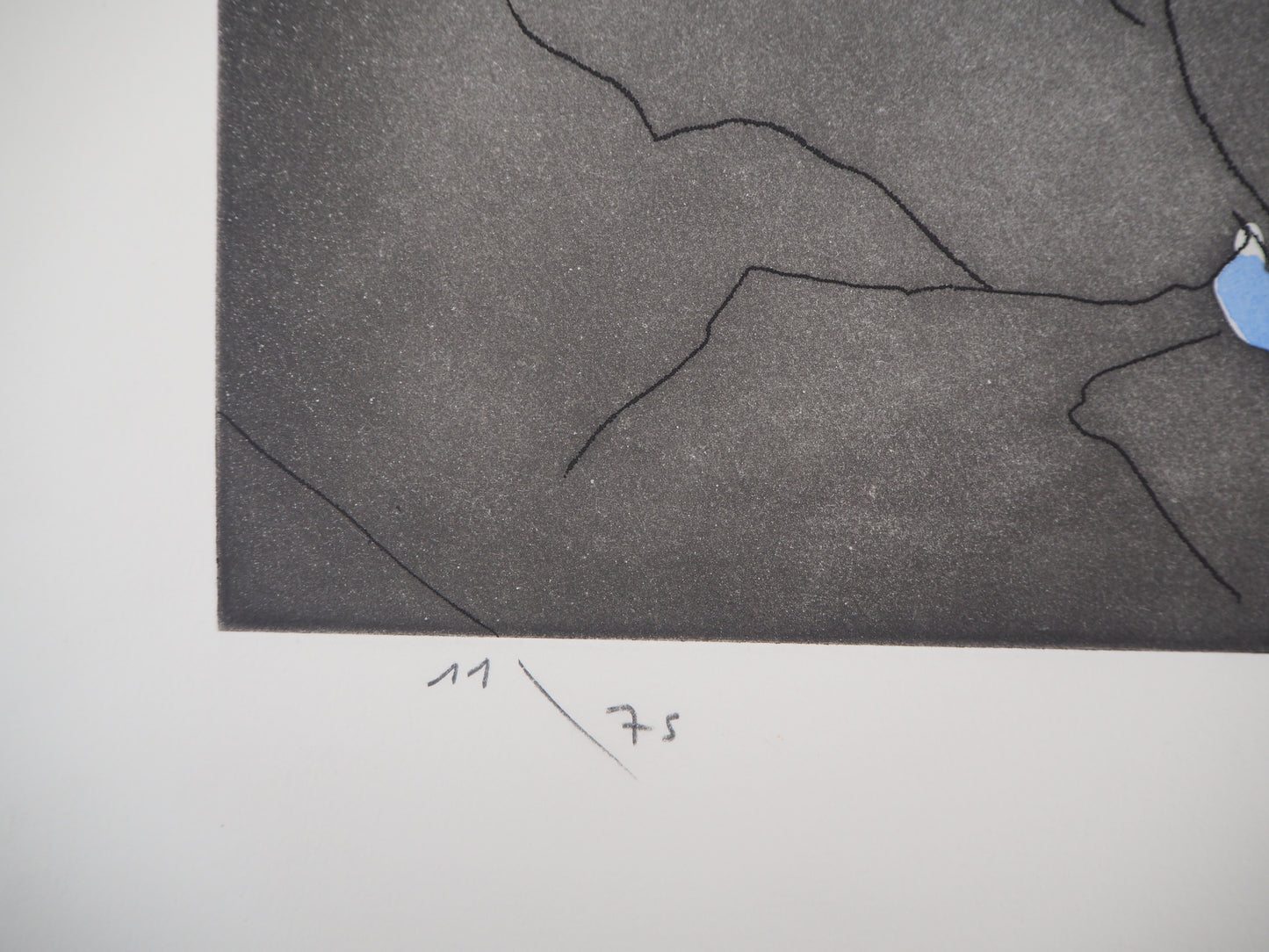 Joan GARDY ARTIGAS : Le peintre aveugle - Gravure originale signée