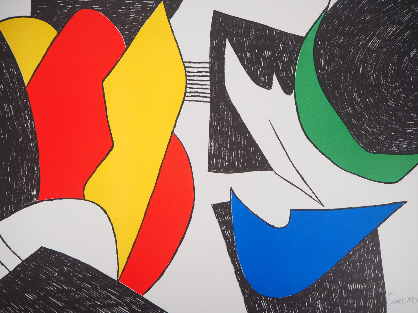 Joan GARDY ARTIGAS : Le commencement - Lithographie originale signée