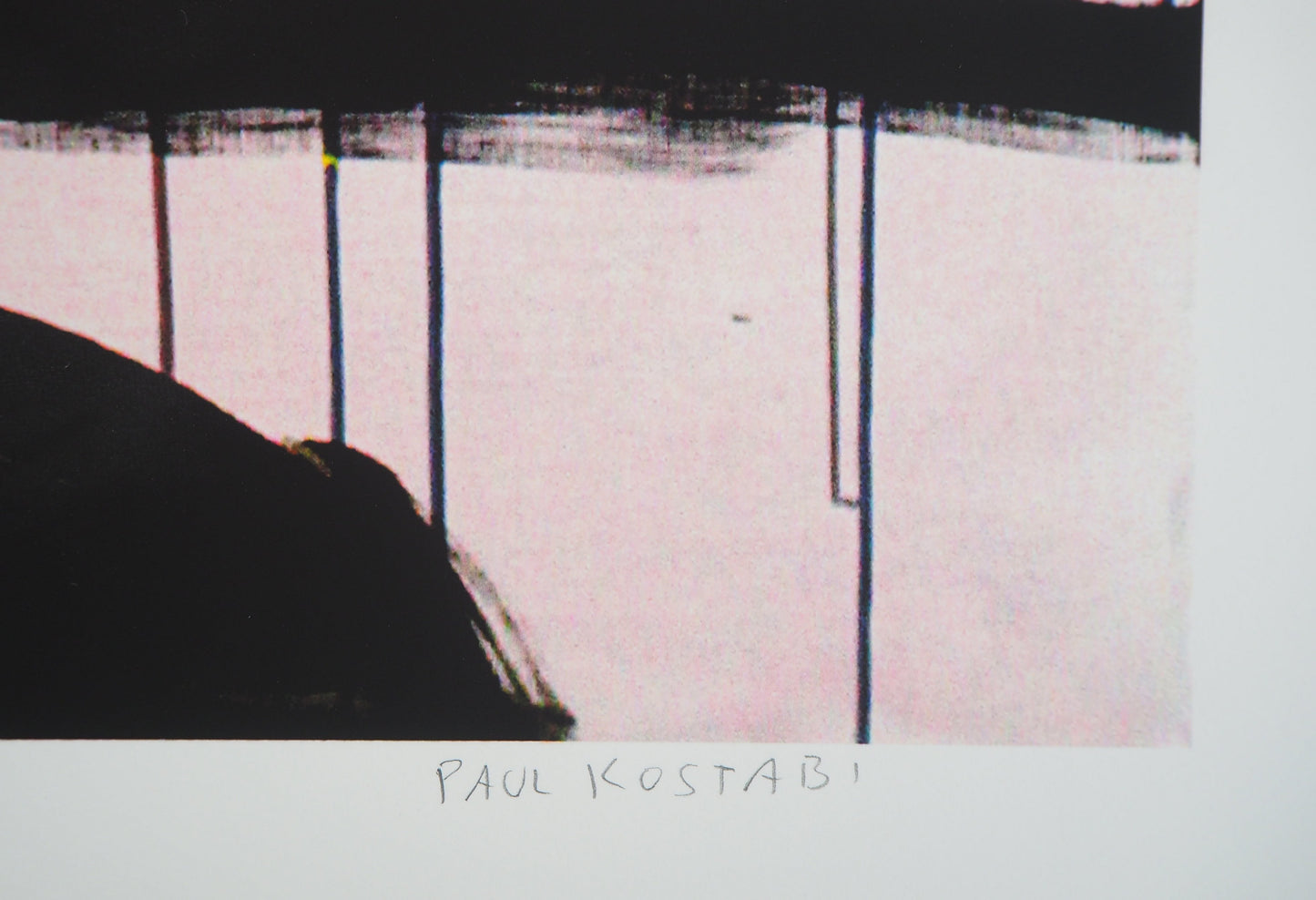 Paul KOSTABI : Portrait d'homme - Giclée originale signée