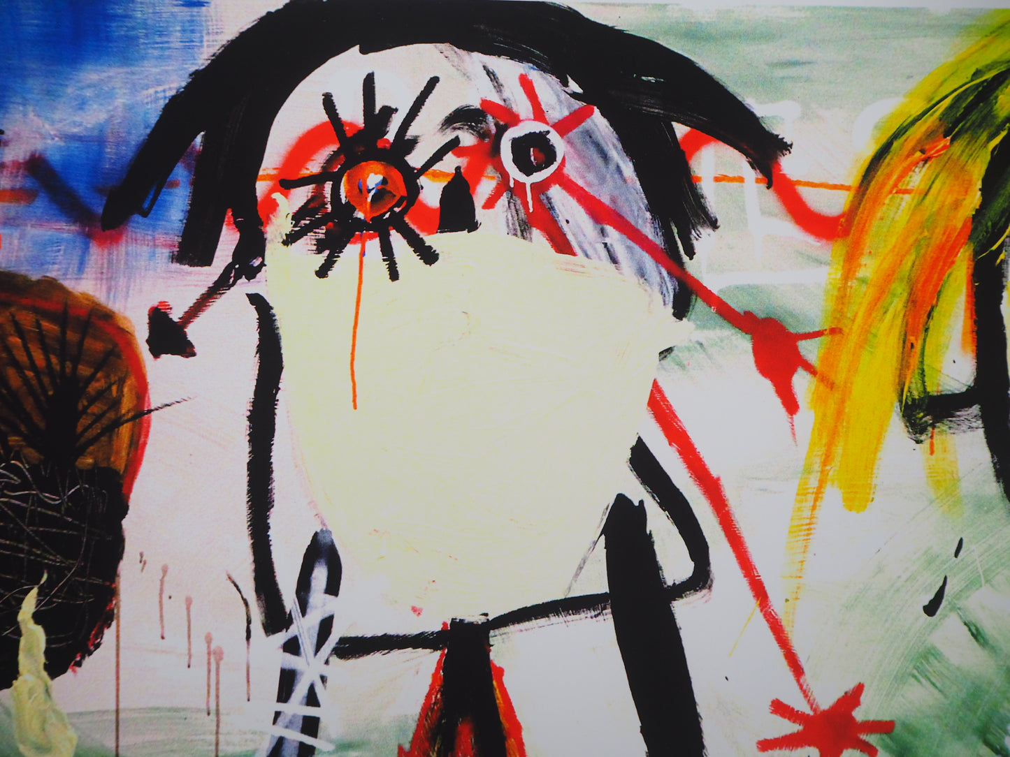 Paul KOSTABI : Deux enfants aux petites voitures - Giclée originale signée