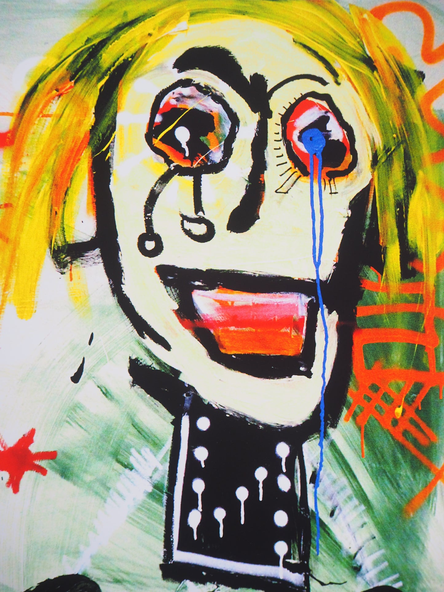 Paul KOSTABI : Deux enfants aux petites voitures - Giclée originale signée