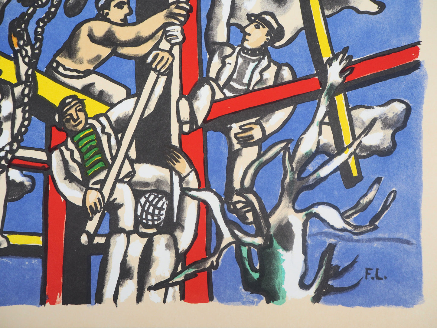 Fernand LEGER : Les Constructeurs - Lithographie signée