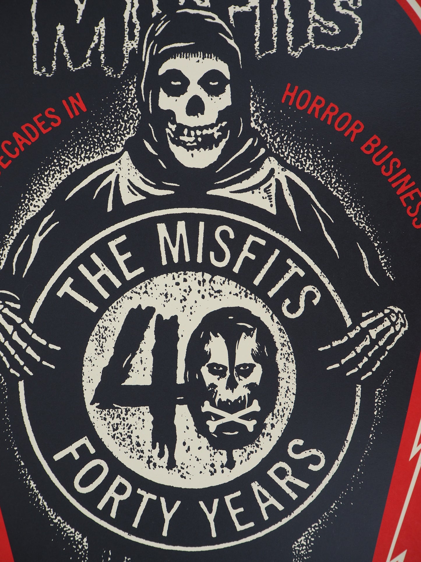 Shepard FAIREY (OBEY) : MISFITS 40TH Crypth - Lithographie originale signée