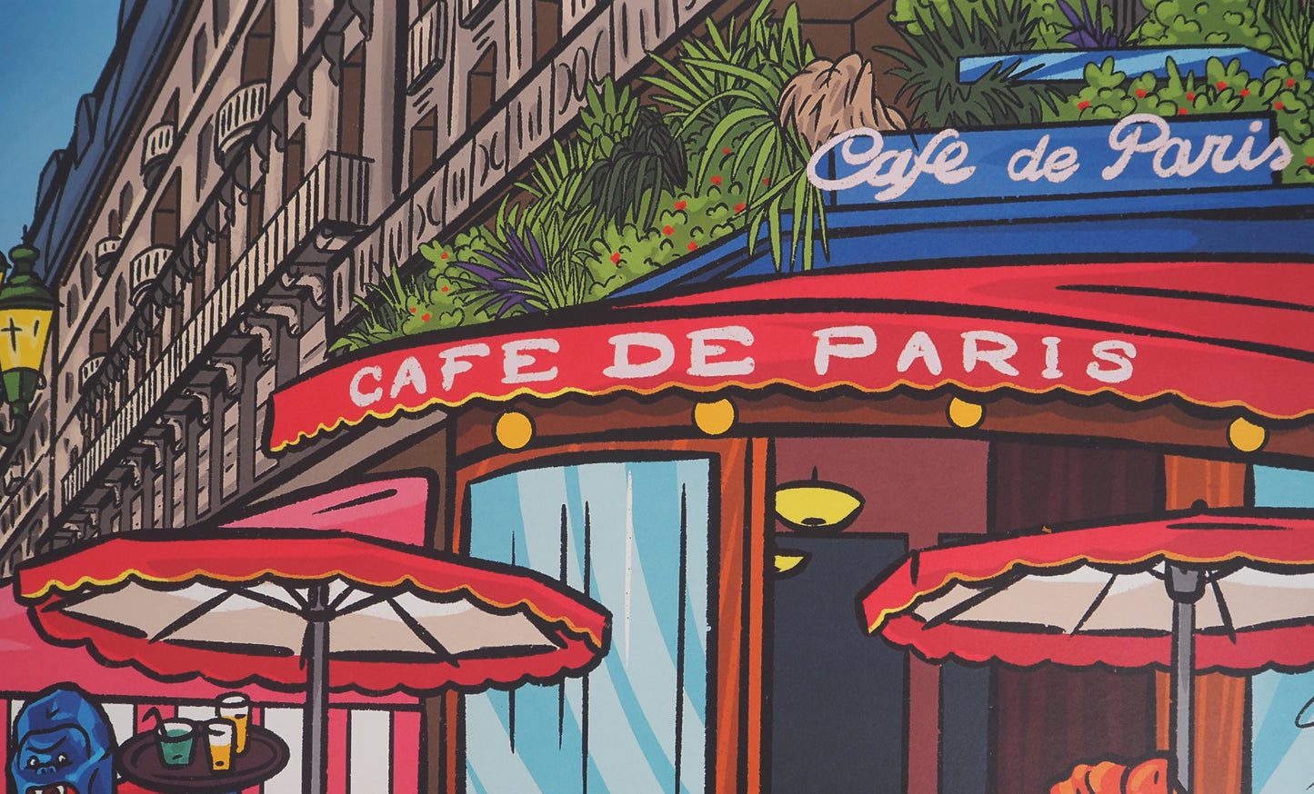 Richard ORLINSKI : Café de Paris - Digigraphie signée