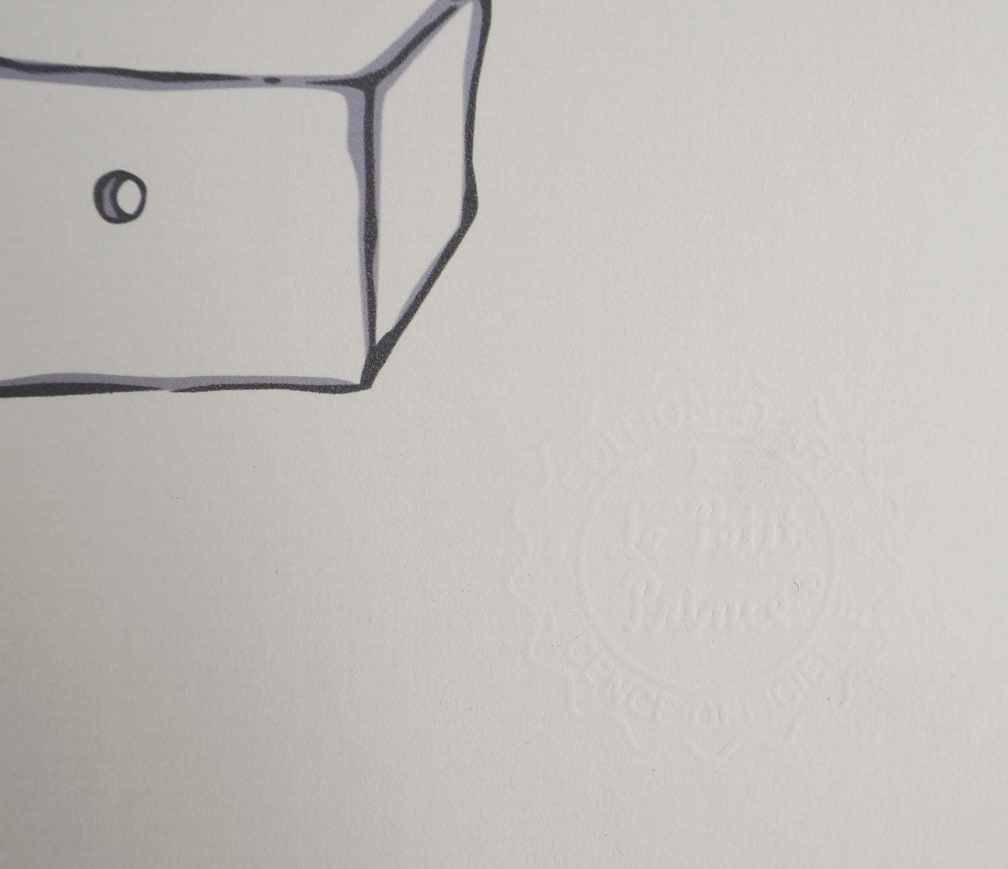 Antoine DE SAINT EXUPERY : Le Petit Prince et les moutons - Lithographie