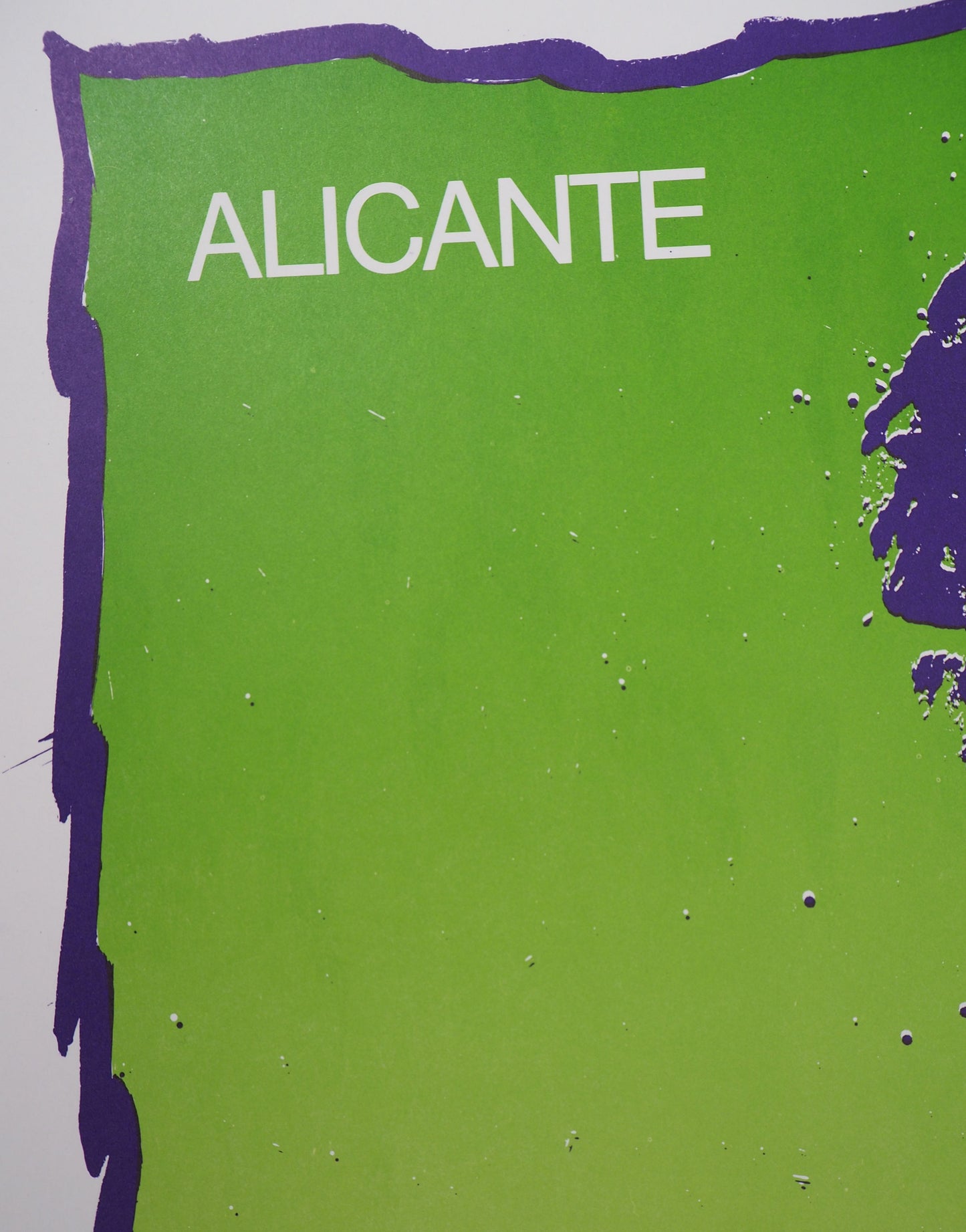 Pierre ALECHINSKY : Alicante - Lithographie originale signée