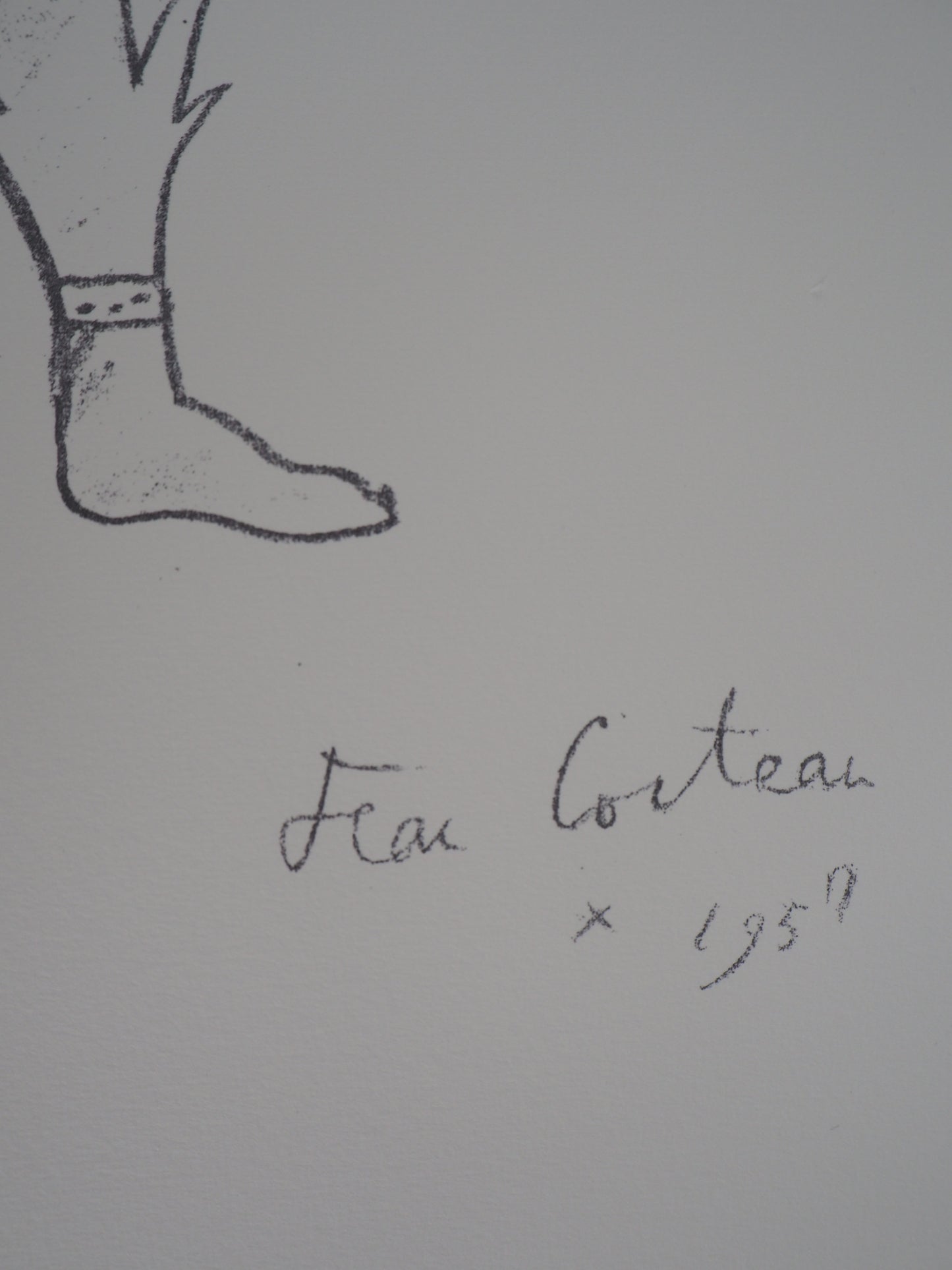 Jean COCTEAU : Orphée - Lithographie signée