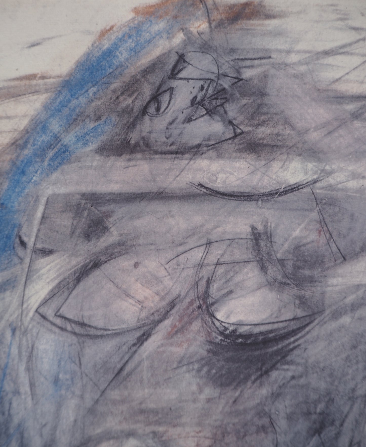 Willem DE KOONING : Femme en violet - Lithographie signée