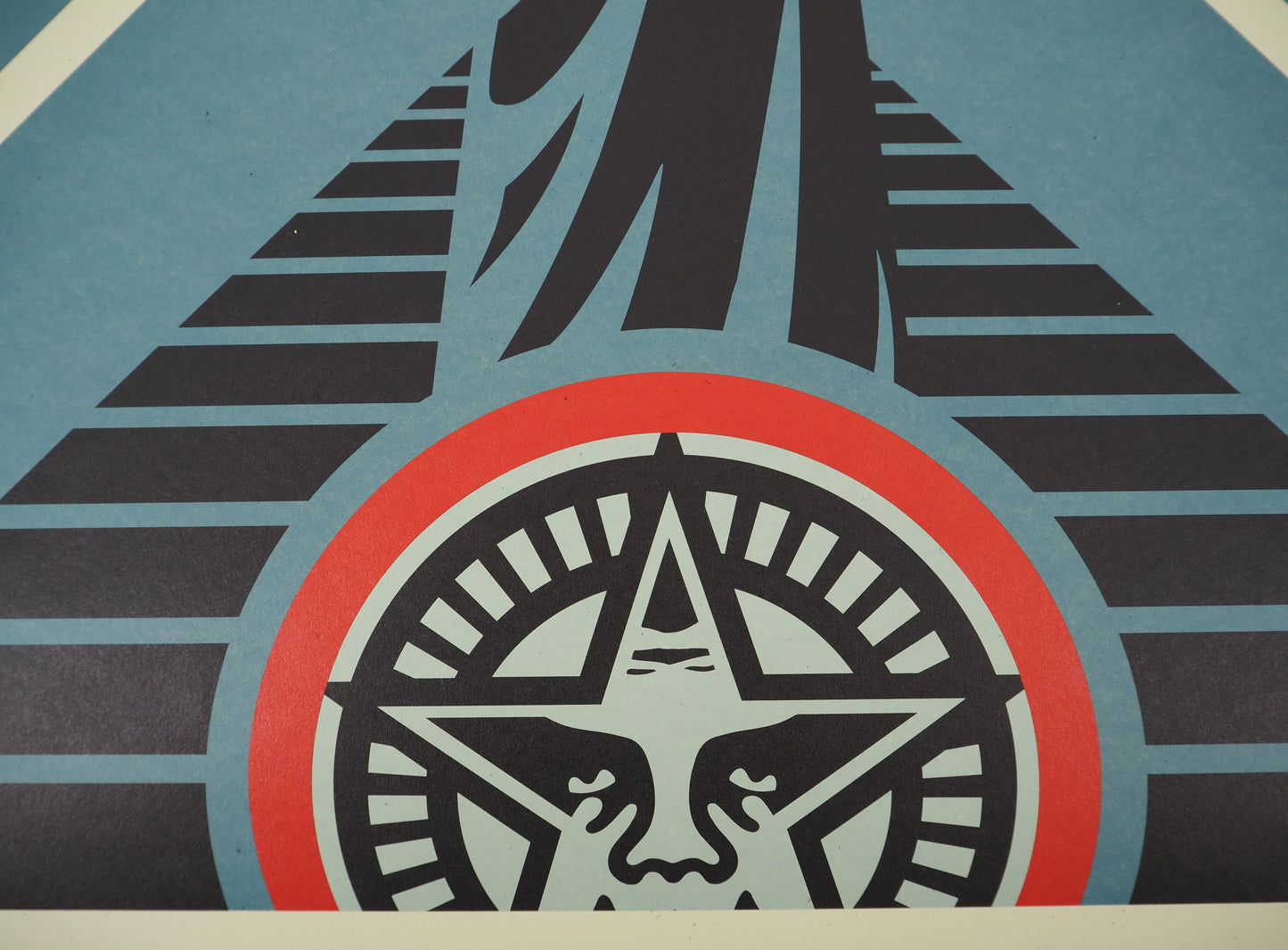 Shepard FAIREY (OBEY) : Lotus Angel - Lithographie originale signée