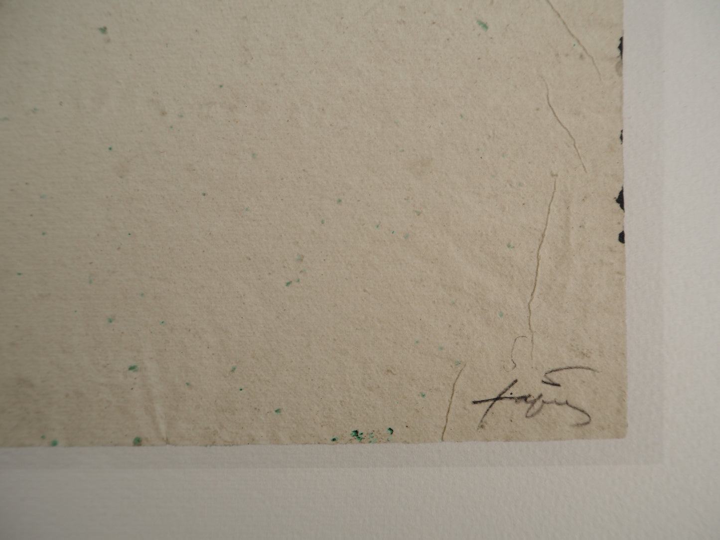 Antoni TAPIES : Collier - Lithographie signée