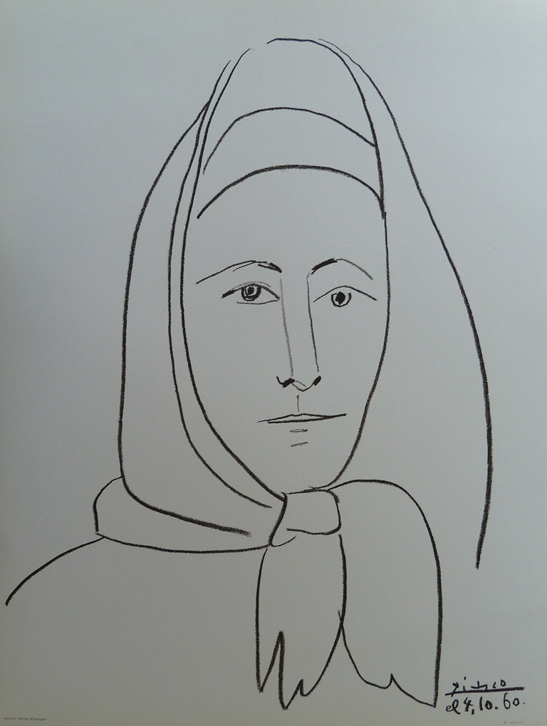 Pablo PICASSO : Femme d'Espagne - Lithographie signée