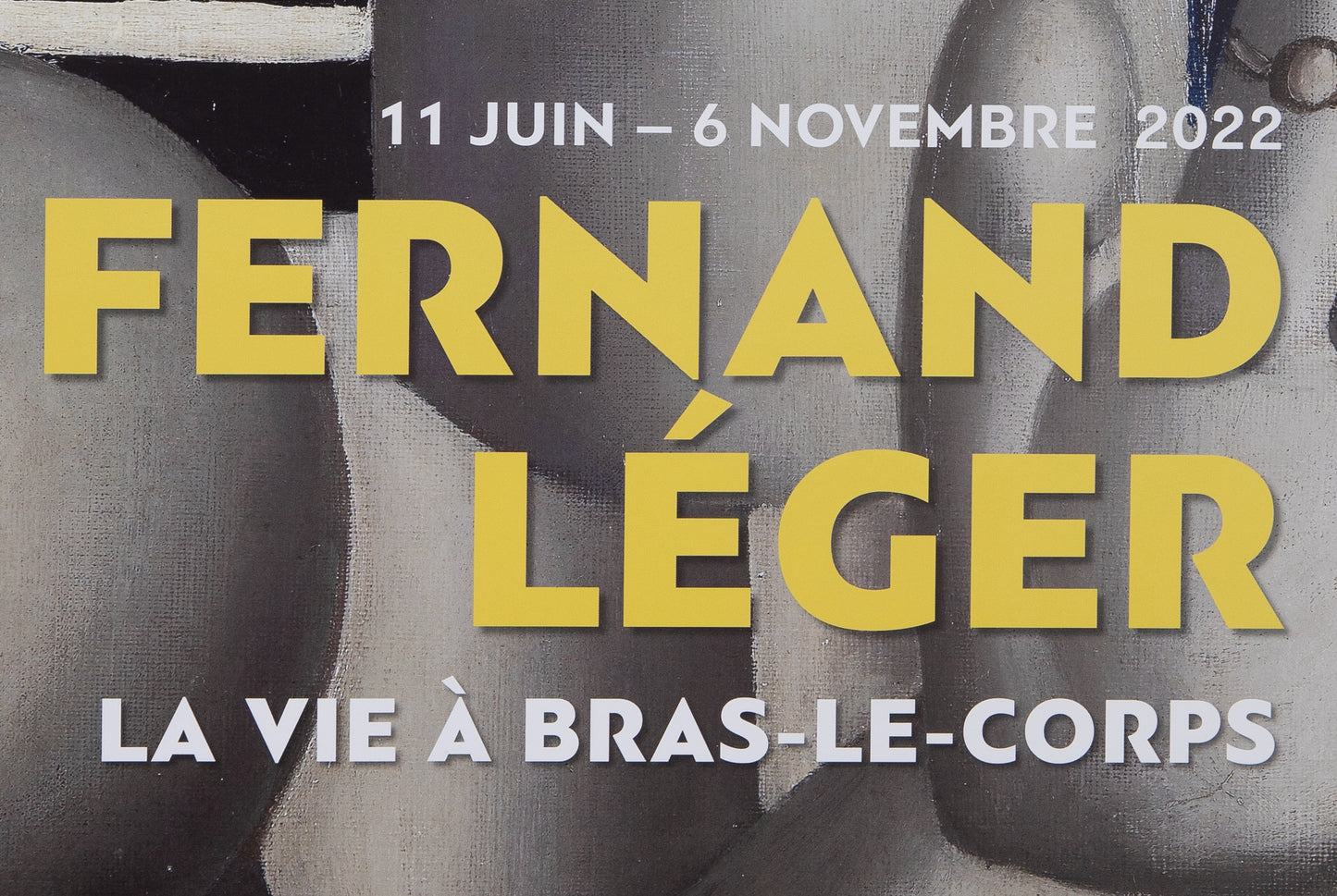 Fernand LEGER : Exposition Musée Soulages - Affiche originale