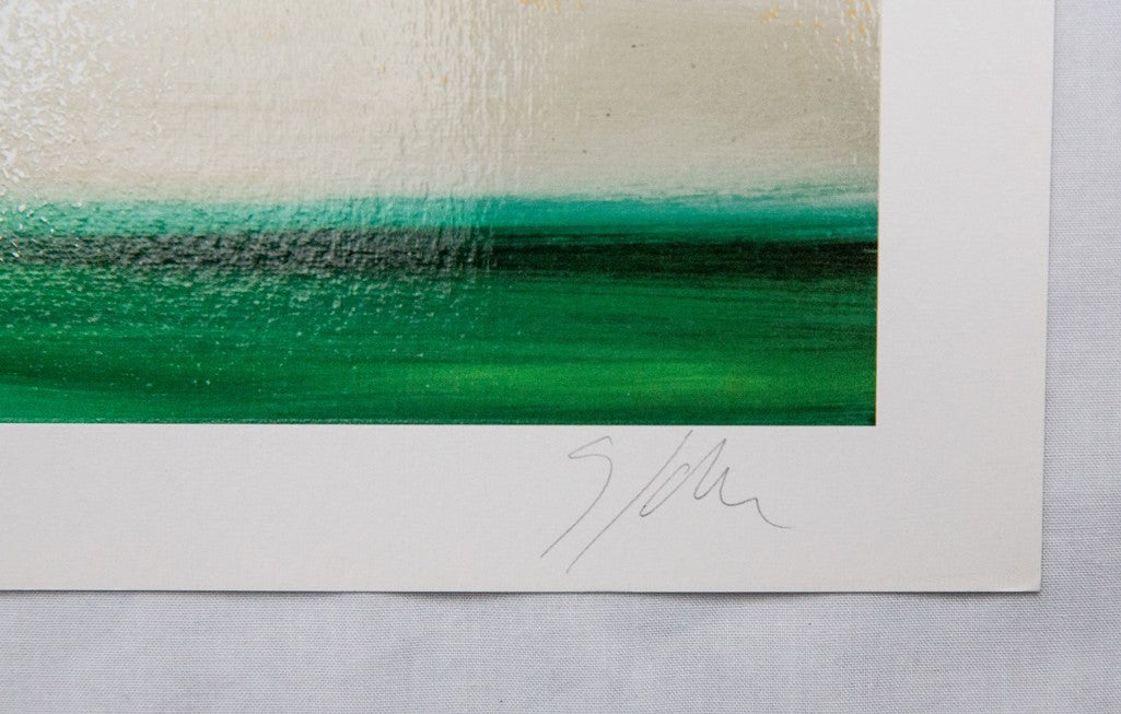 Victor SPAHN : Golfeur sur le green - Sérigraphie originale signée