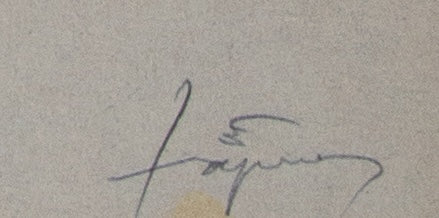 Antoni TAPIES : Composition abstraite aux coeurs - Affiche originale signée