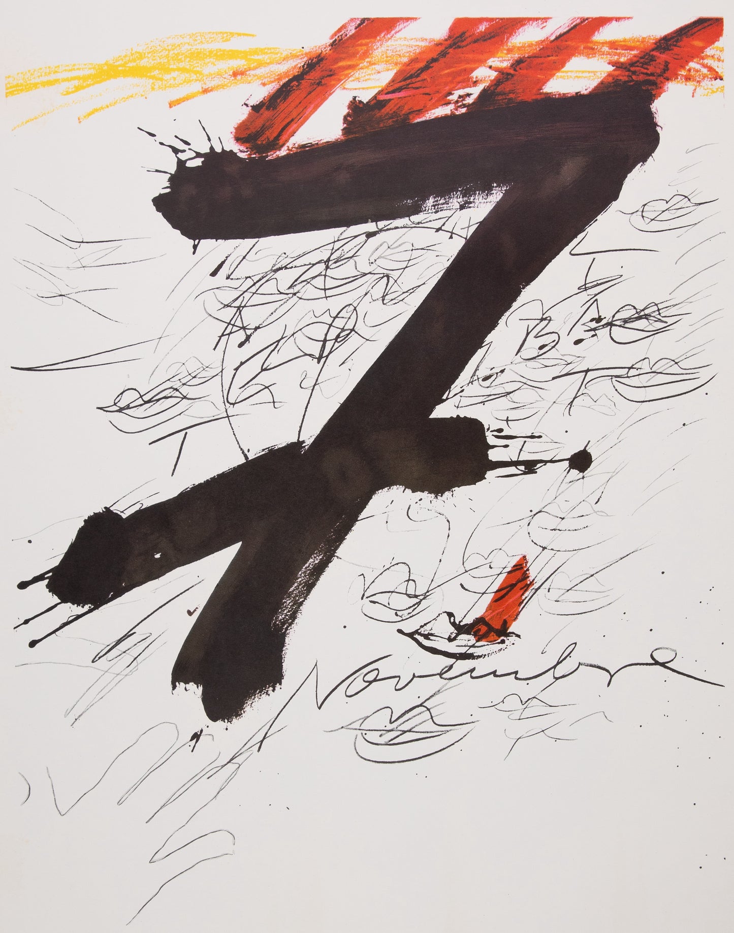 Antoni TAPIES : Catalunya - Lithographie originale signée