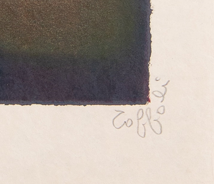 Louis TOFFOLI : Le Sabotier Portugais - Lithographie originale signée