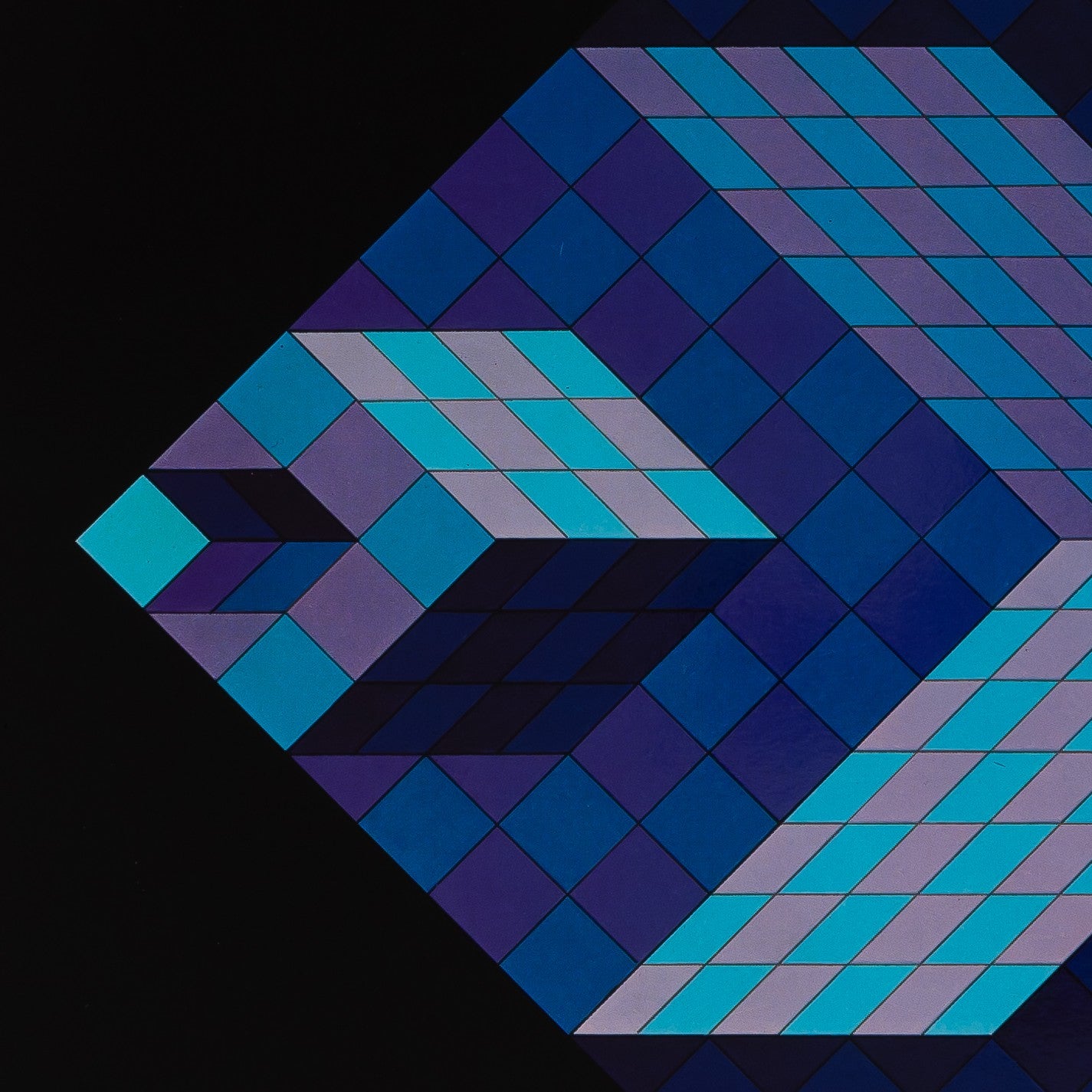 Victor VASARELY : AXO NEW YORK - Héliogravure