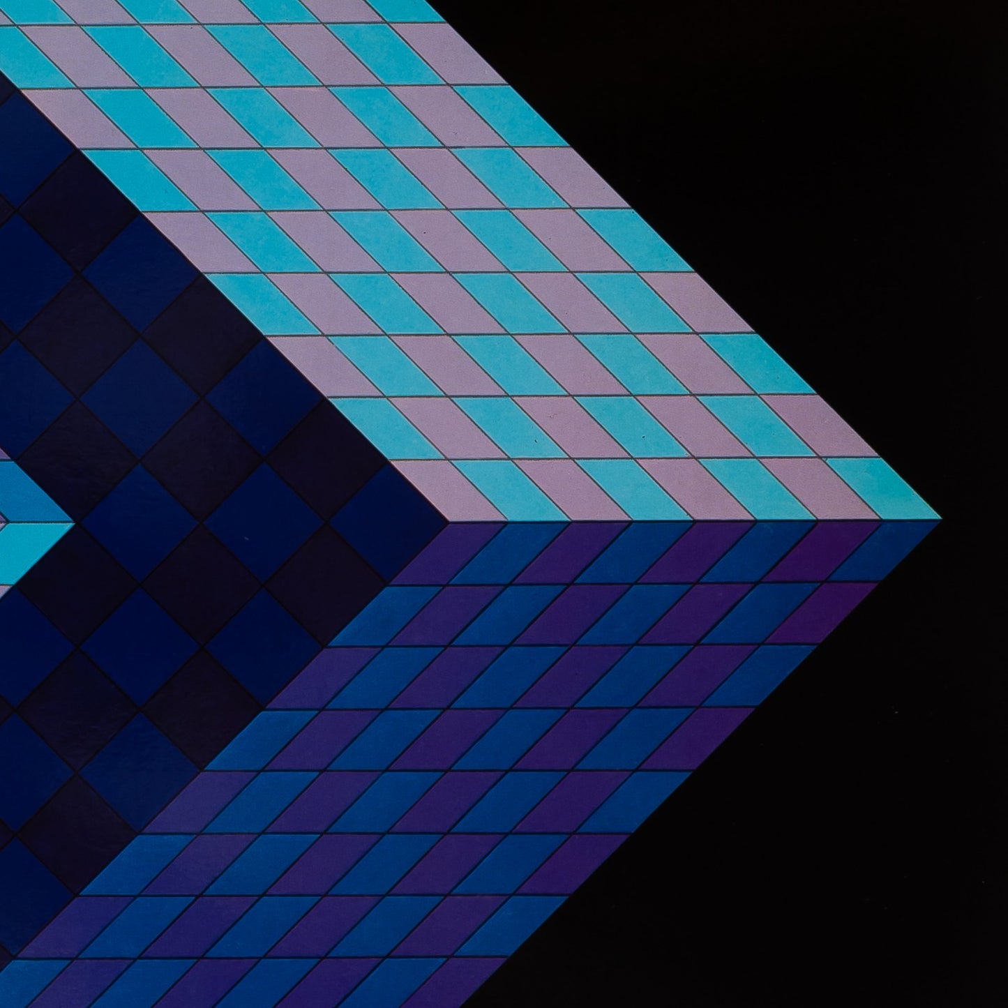 Victor VASARELY : AXO NEW YORK - Héliogravure