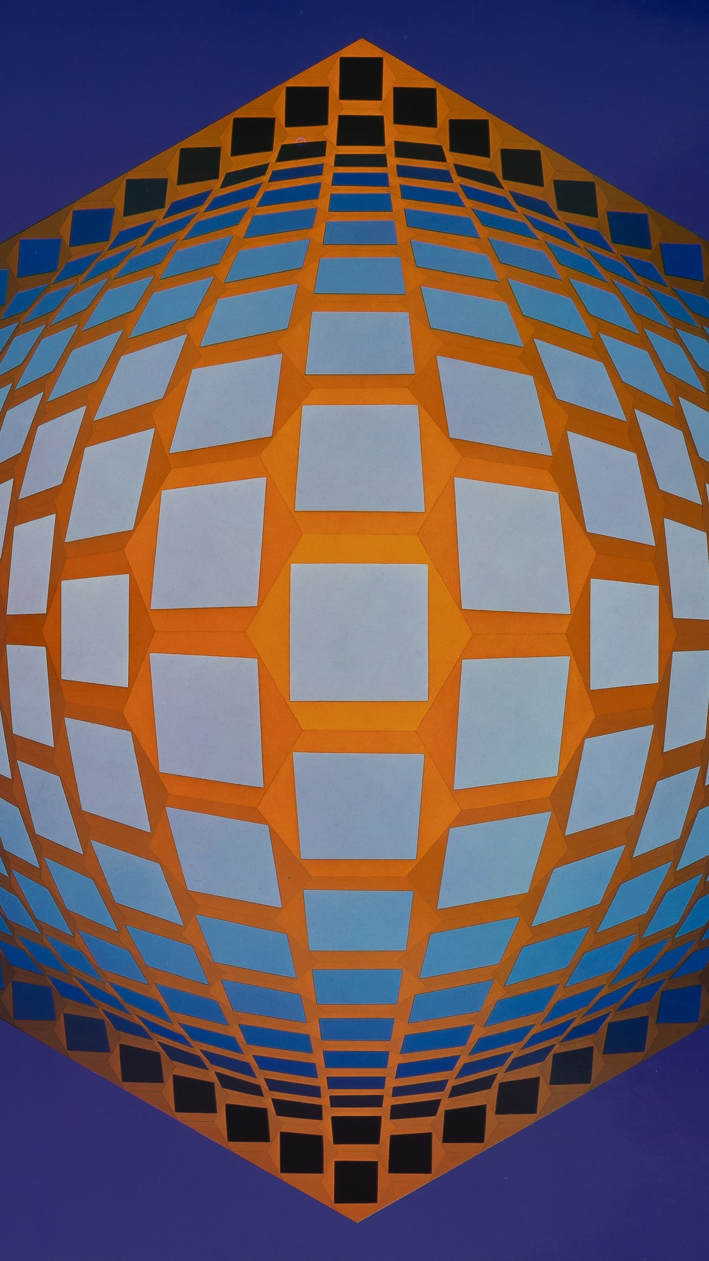 Victor VASARELY : TEGLA HAT - Héliogravure