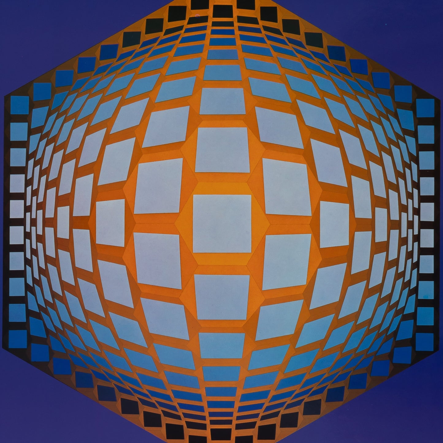 Victor VASARELY : TEGLA HAT - Héliogravure