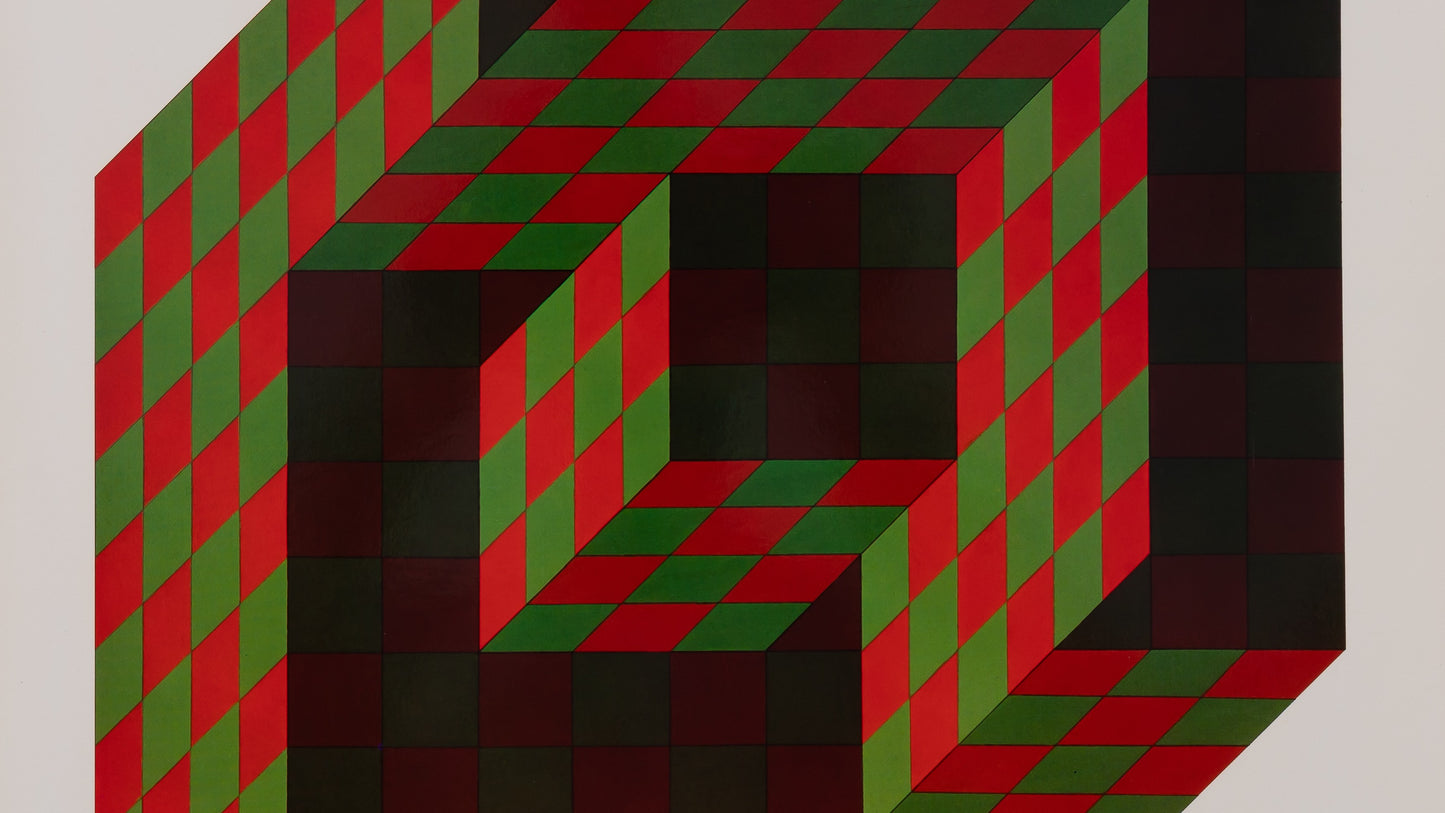 Victor VASARELY : BIDIM - Héliogravure