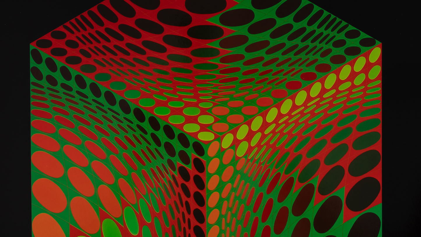 Victor VASARELY : TUPA 2 - Héliogravure
