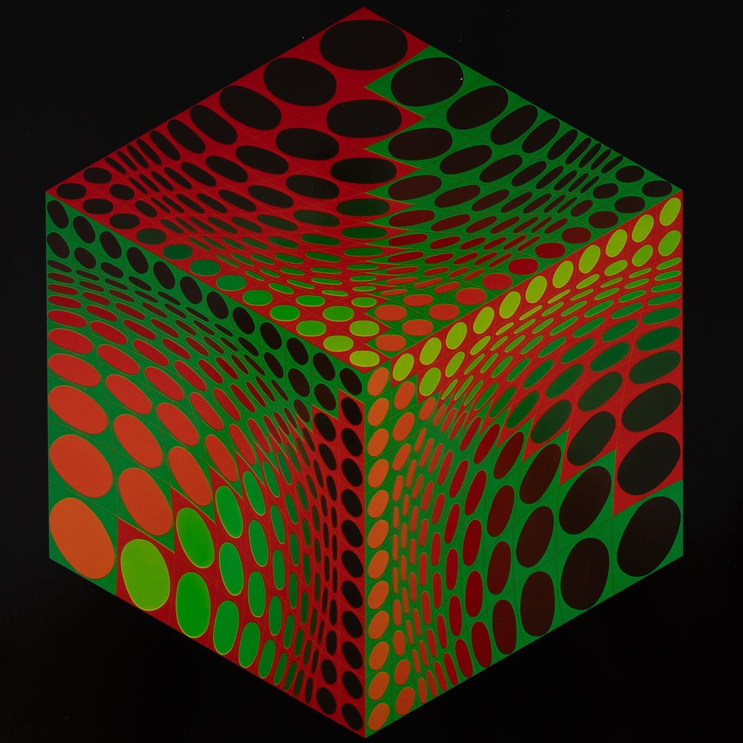 Victor VASARELY : TUPA 2 - Héliogravure