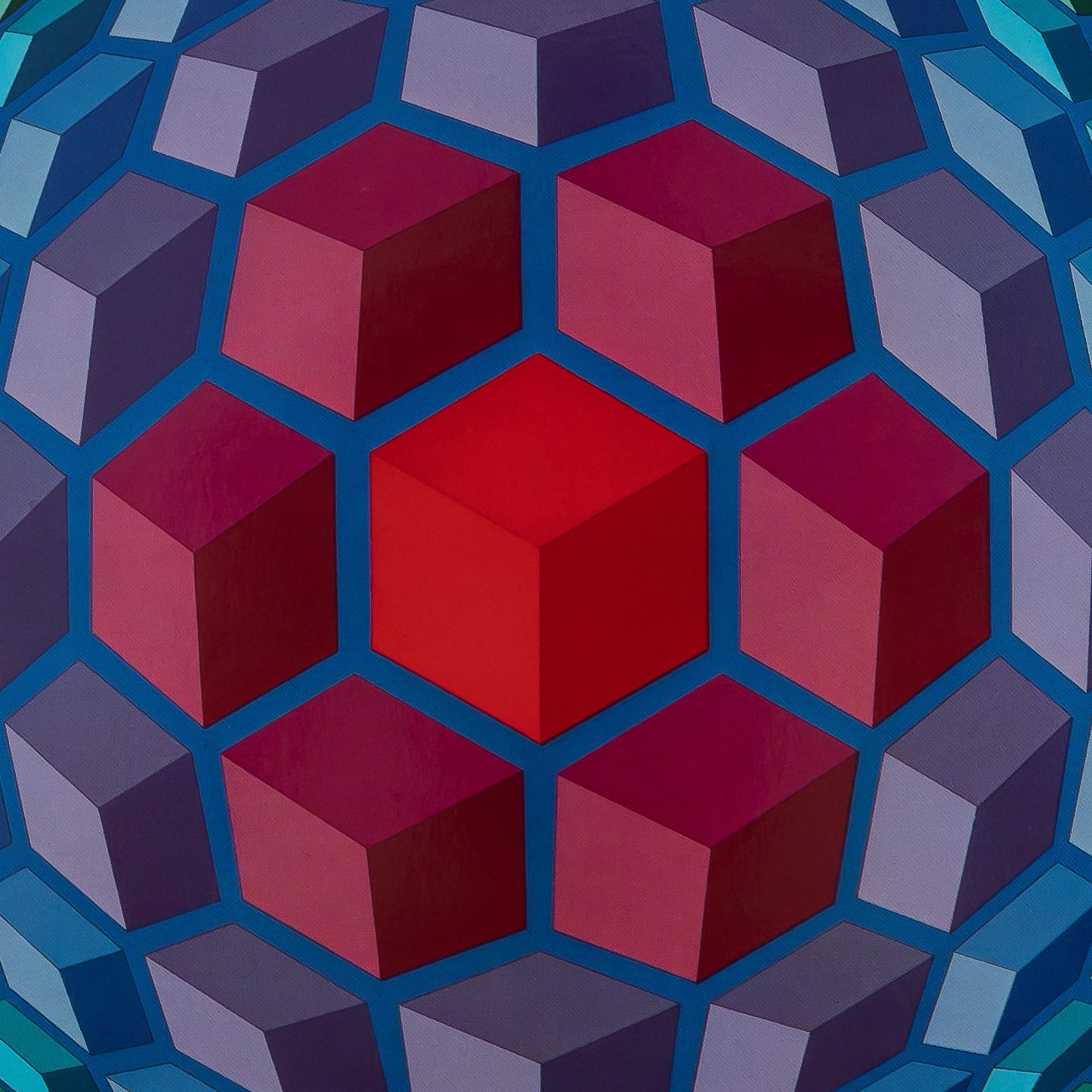Victor VASARELY : CHEYT MC 4 - Héliogravure