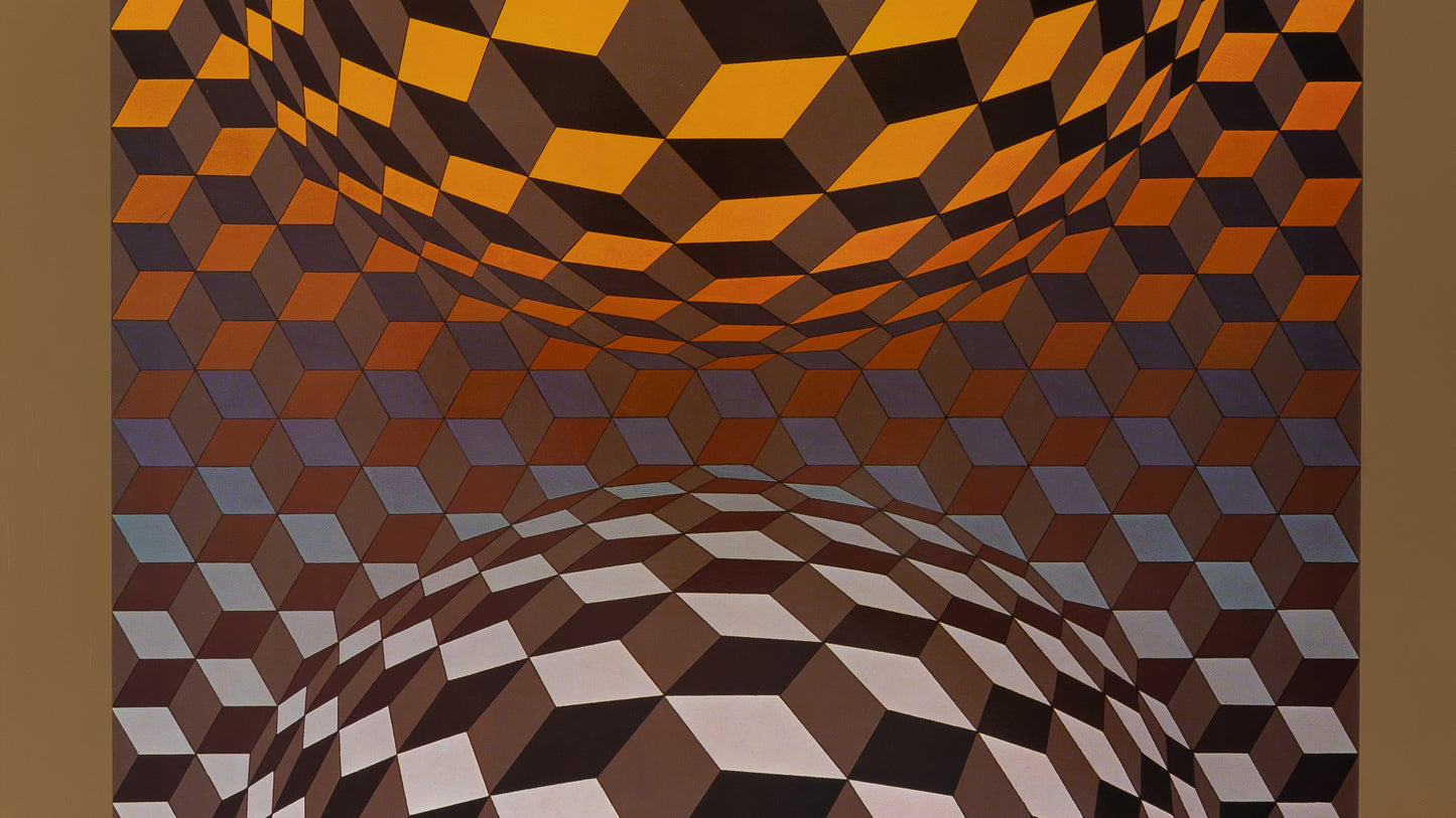 Victor VASARELY : CHEYT OND - Héliogravure