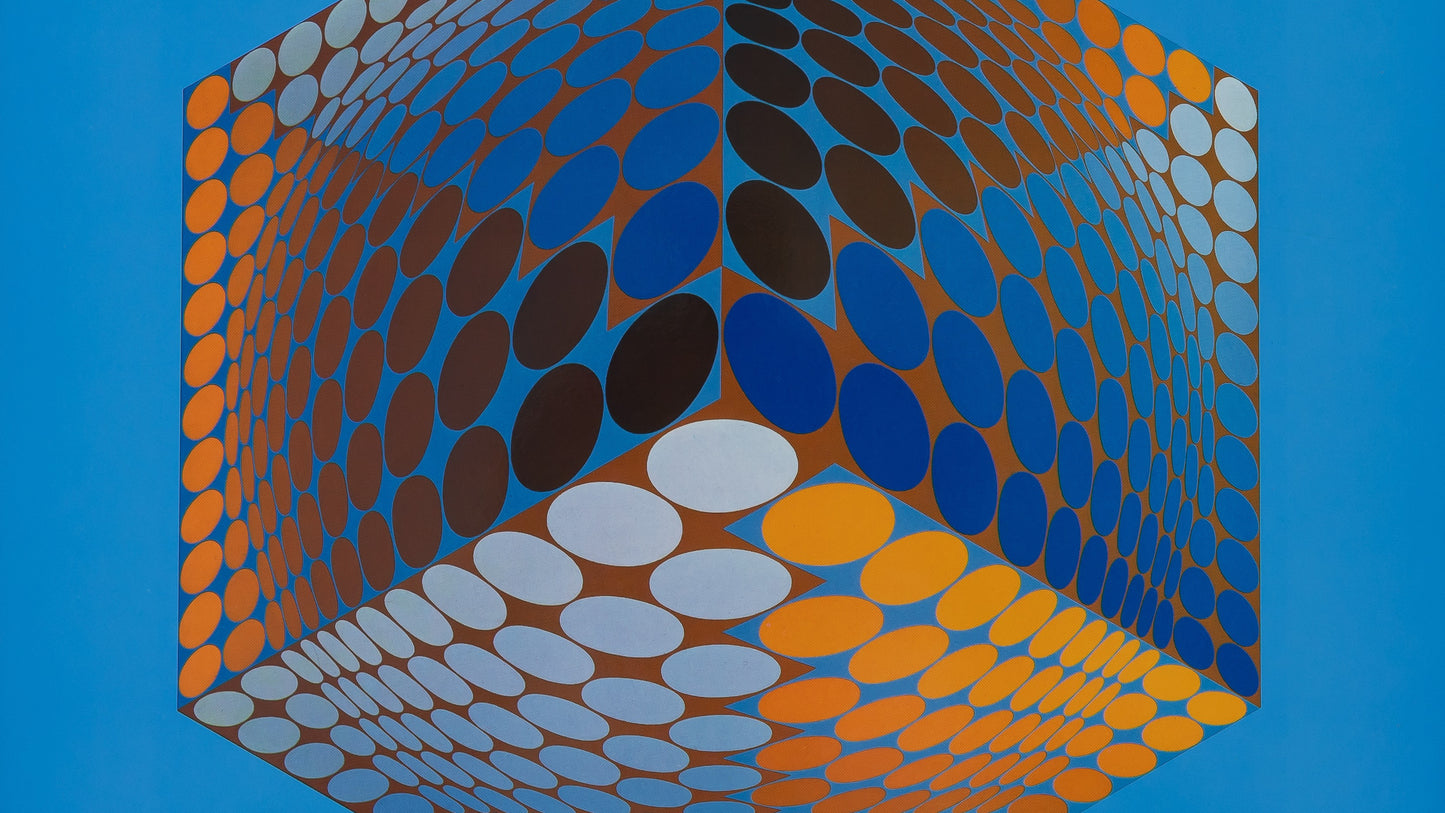 Victor VASARELY : TUPA 3 - Héliogravure