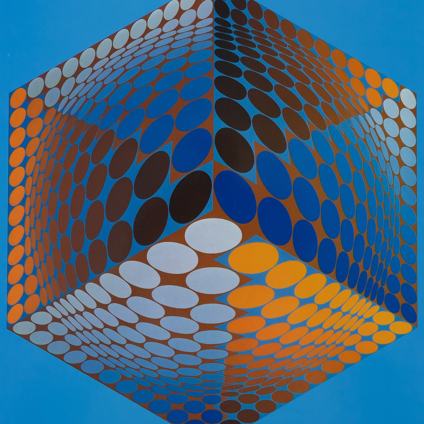 Victor VASARELY : TUPA 3 - Héliogravure