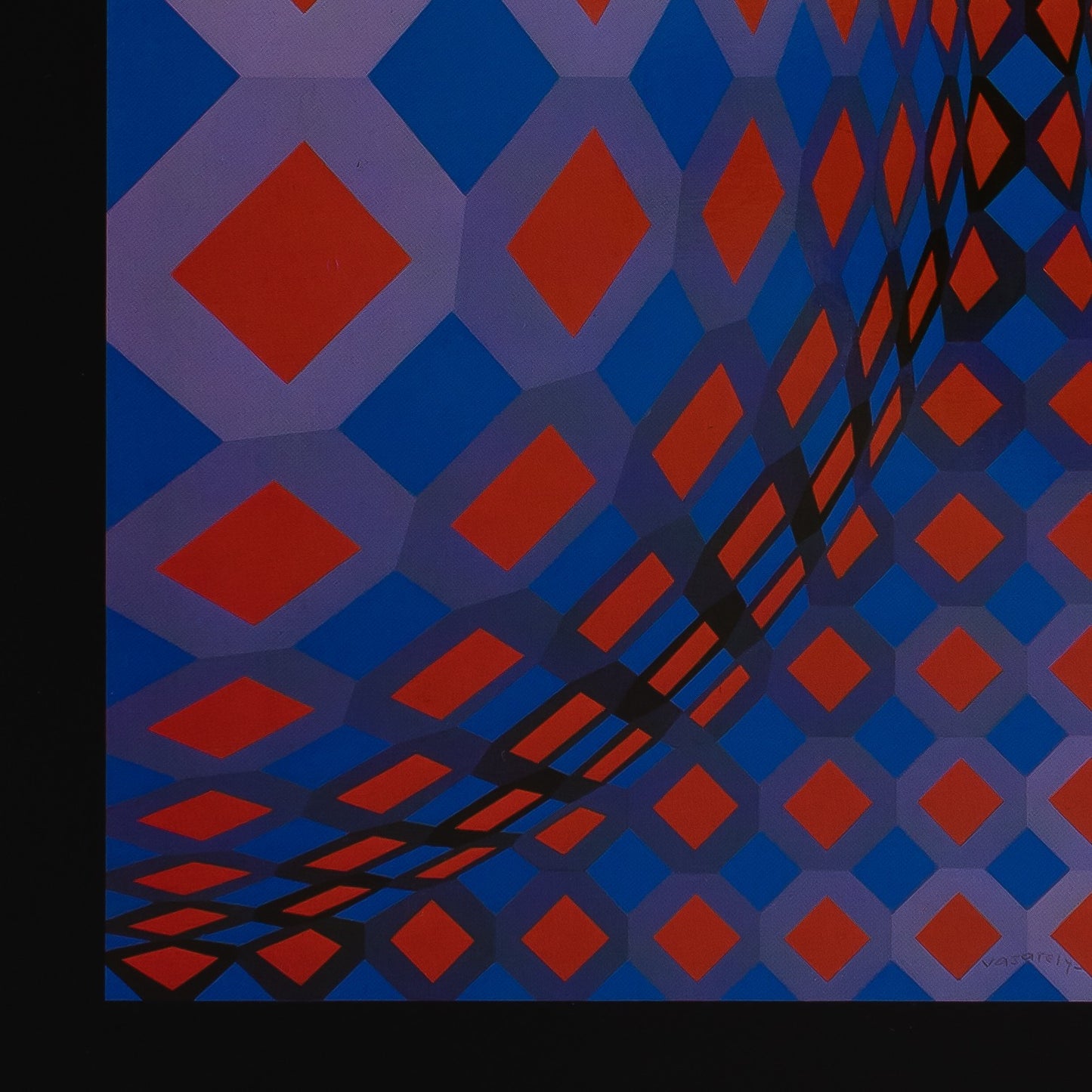 Victor VASARELY : ONDOCTRO X - Héliogravure