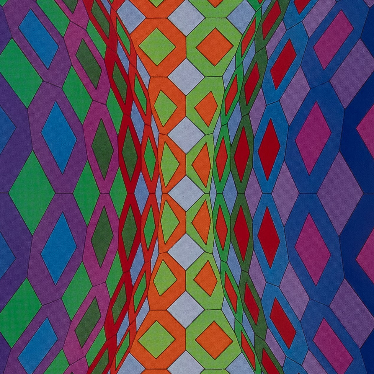 Victor VASARELY : REECH - Héliogravure