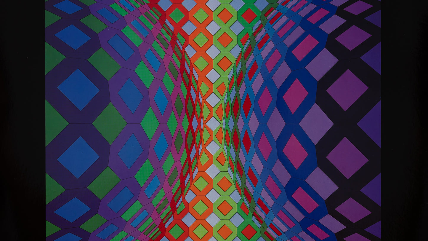 Victor VASARELY : REECH - Héliogravure