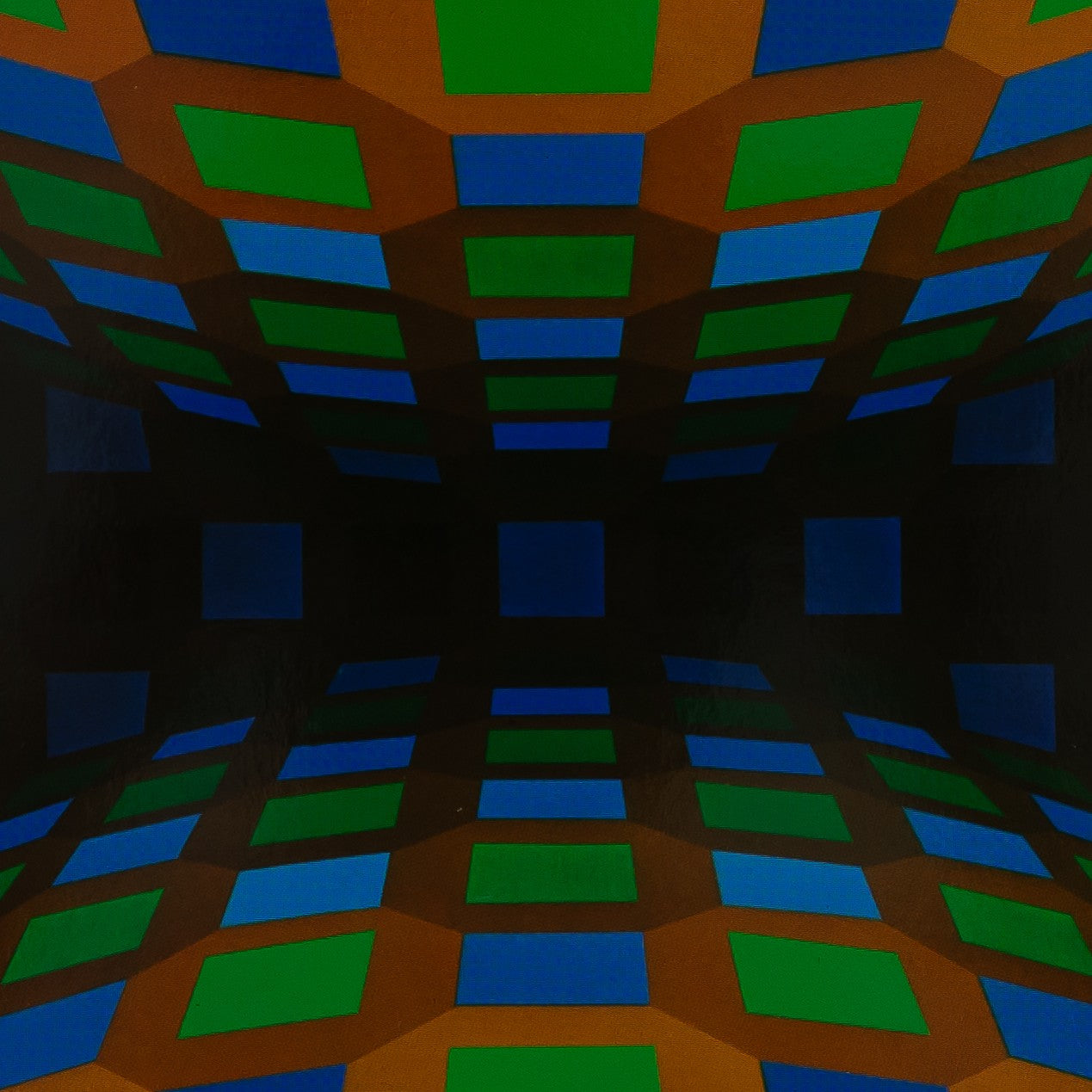 Victor VASARELY : ONDOCTRO RE - Héliogravure