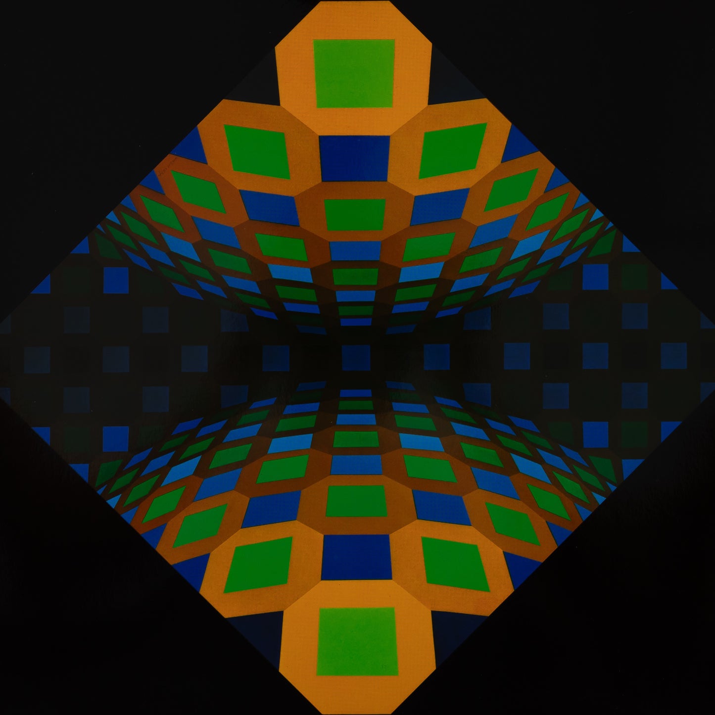 Victor VASARELY : ONDOCTRO RE - Héliogravure