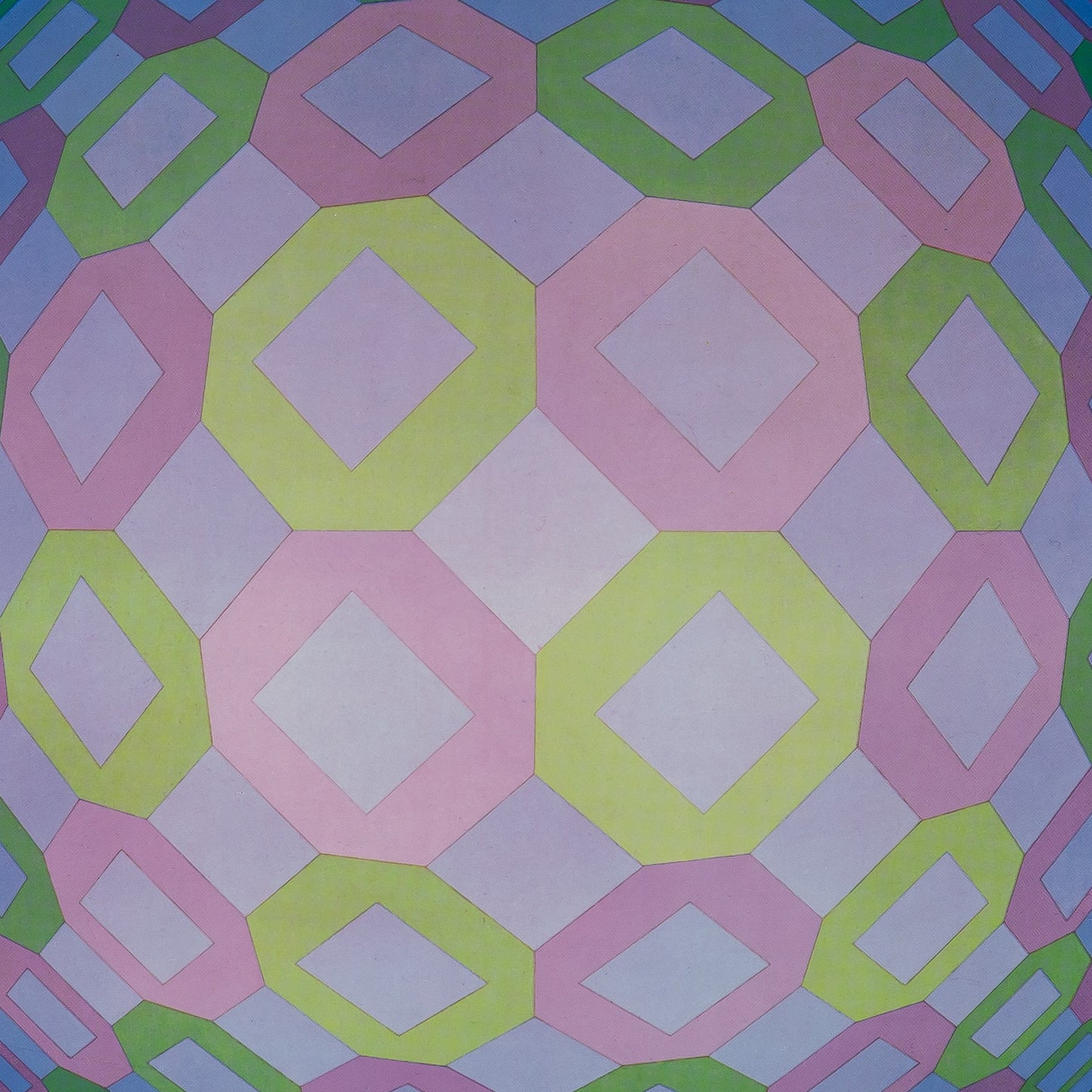 Victor VASARELY : OKTA POS - Héliogravure