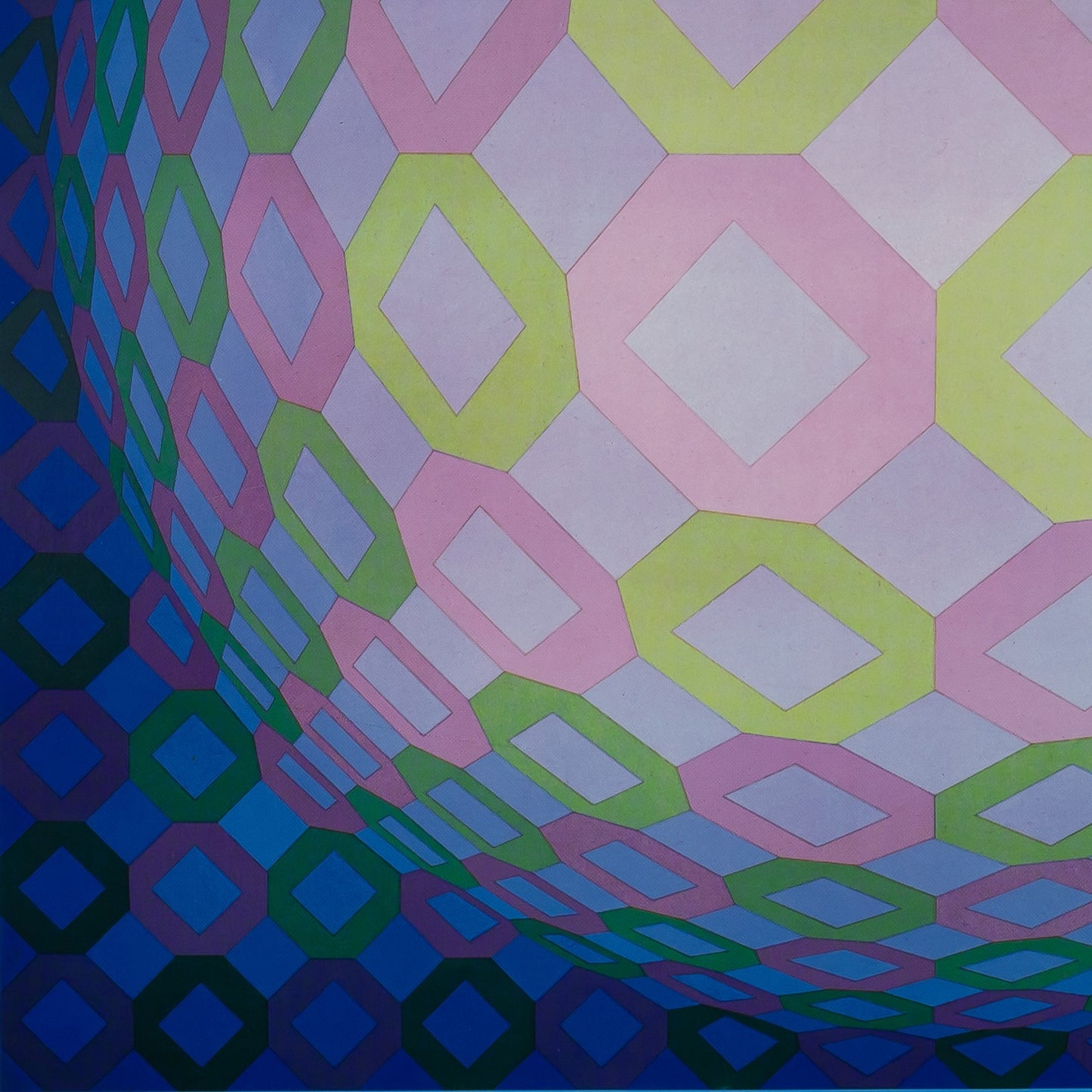 Victor VASARELY : OKTA POS - Héliogravure
