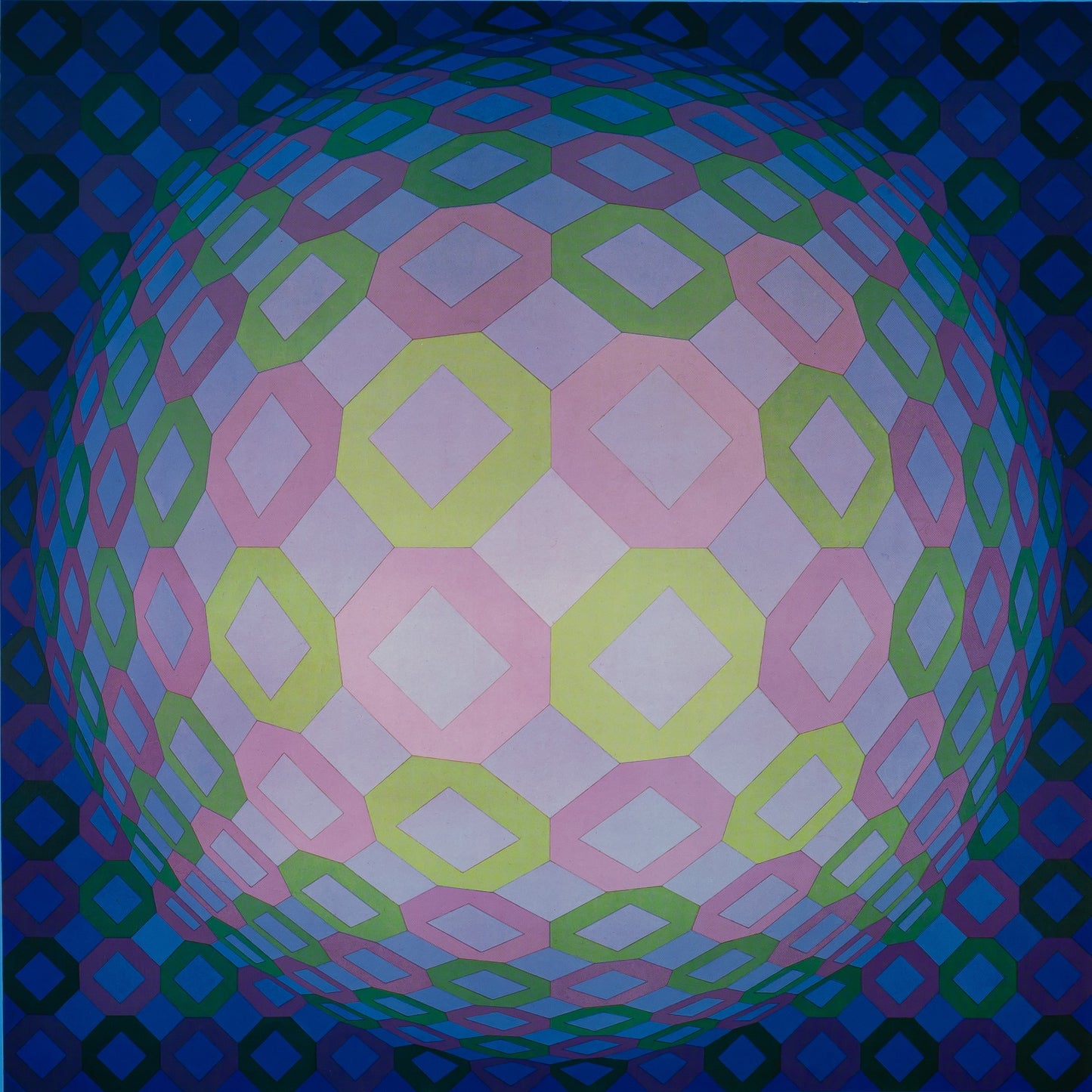 Victor VASARELY : OKTA POS - Héliogravure