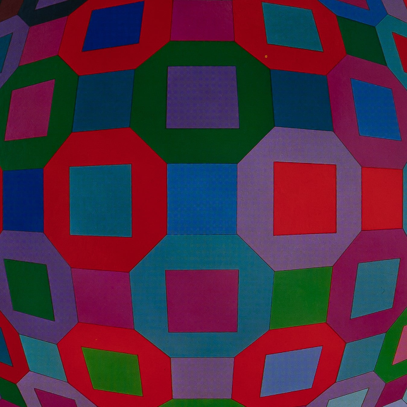 Victor VASARELY : PLANETARY - Héliogravure