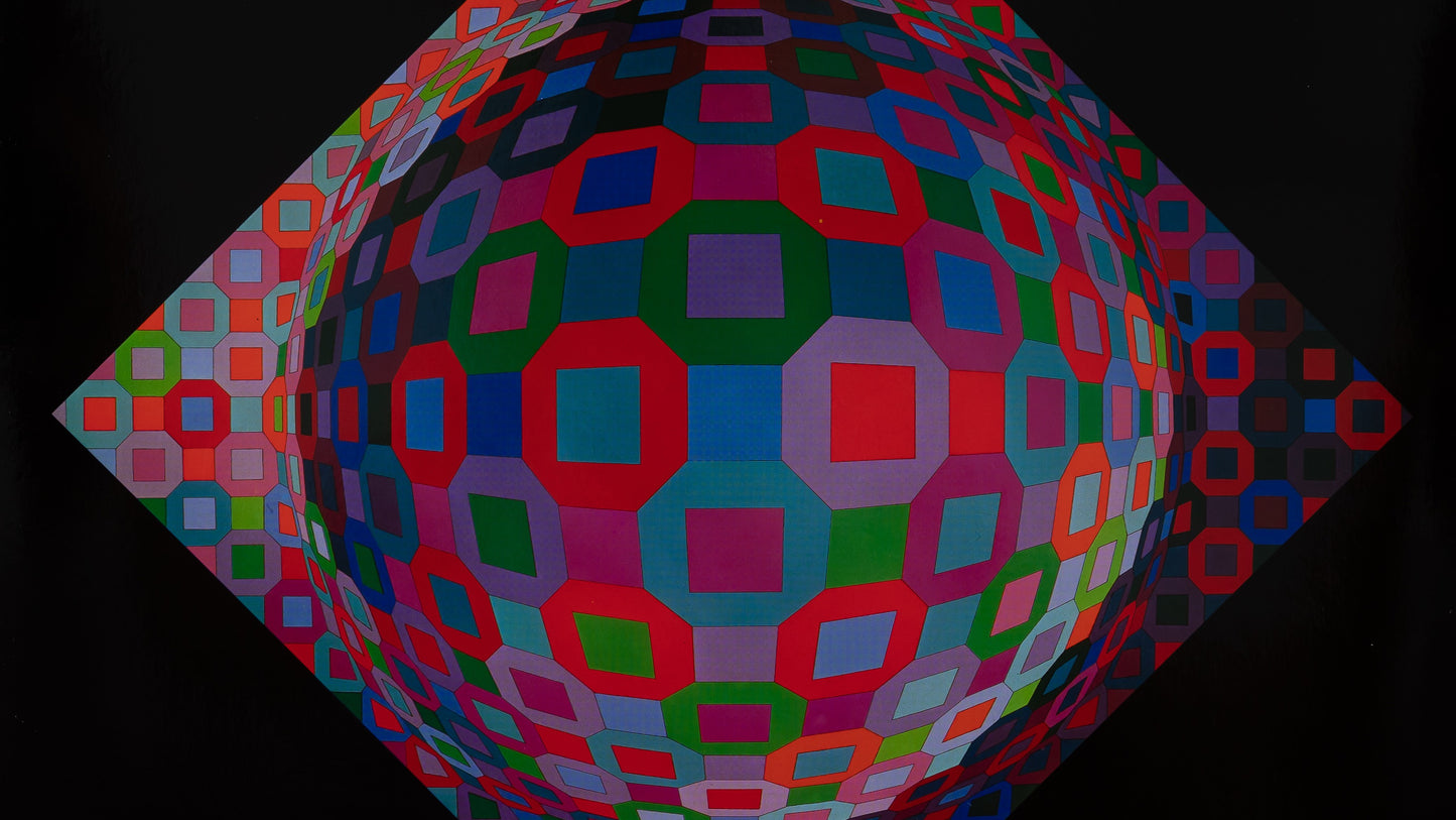 Victor VASARELY : PLANETARY - Héliogravure