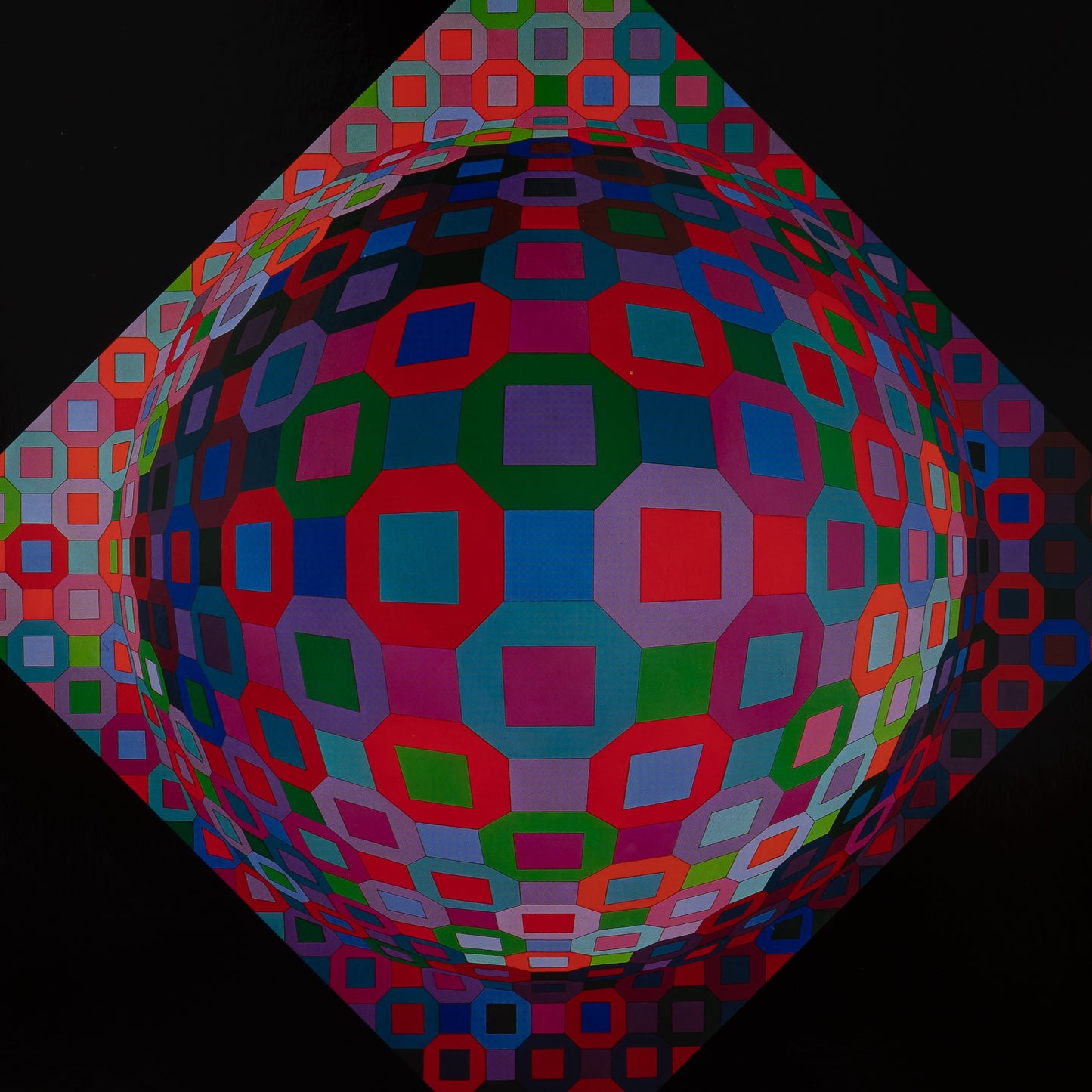 Victor VASARELY : PLANETARY - Héliogravure