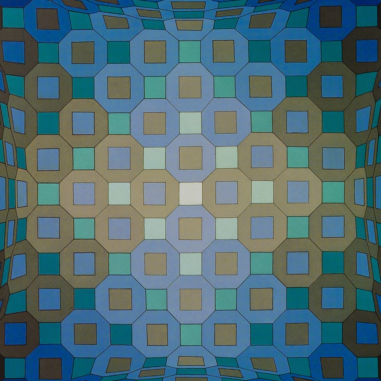 Victor VASARELY : OKTA STRI - Héliogravure