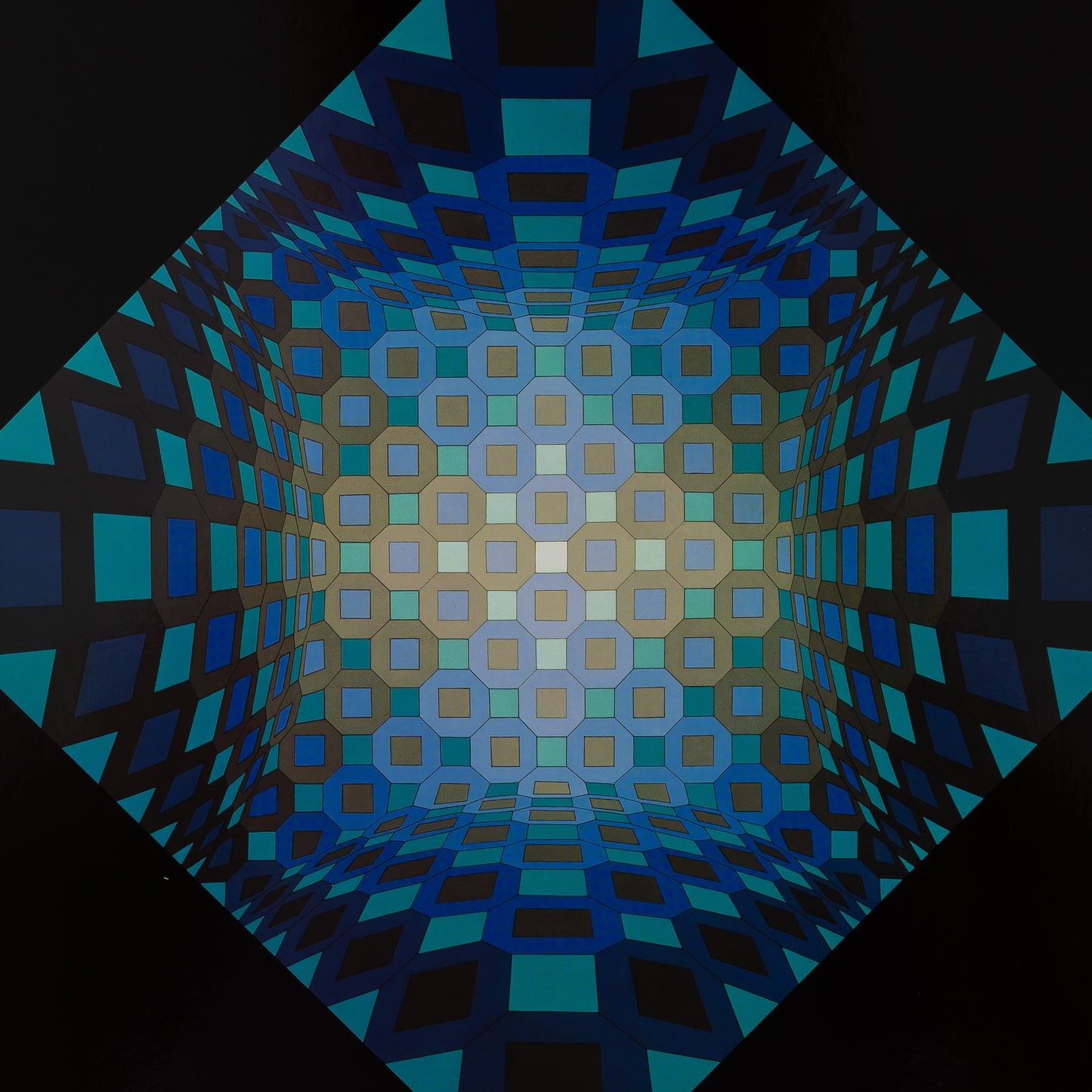Victor VASARELY : OKTA STRI - Héliogravure