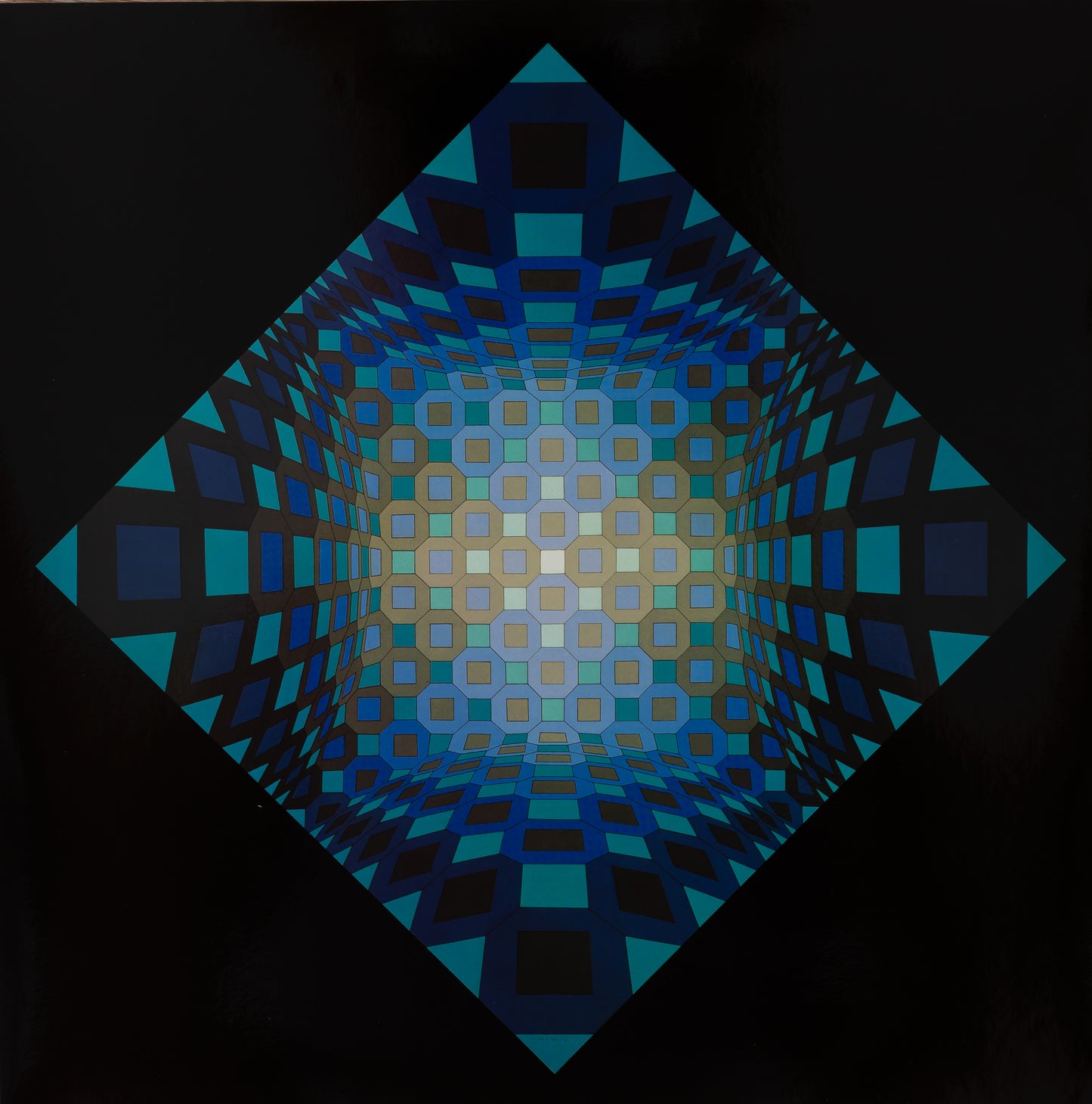 Victor VASARELY : OKTA STRI - Héliogravure