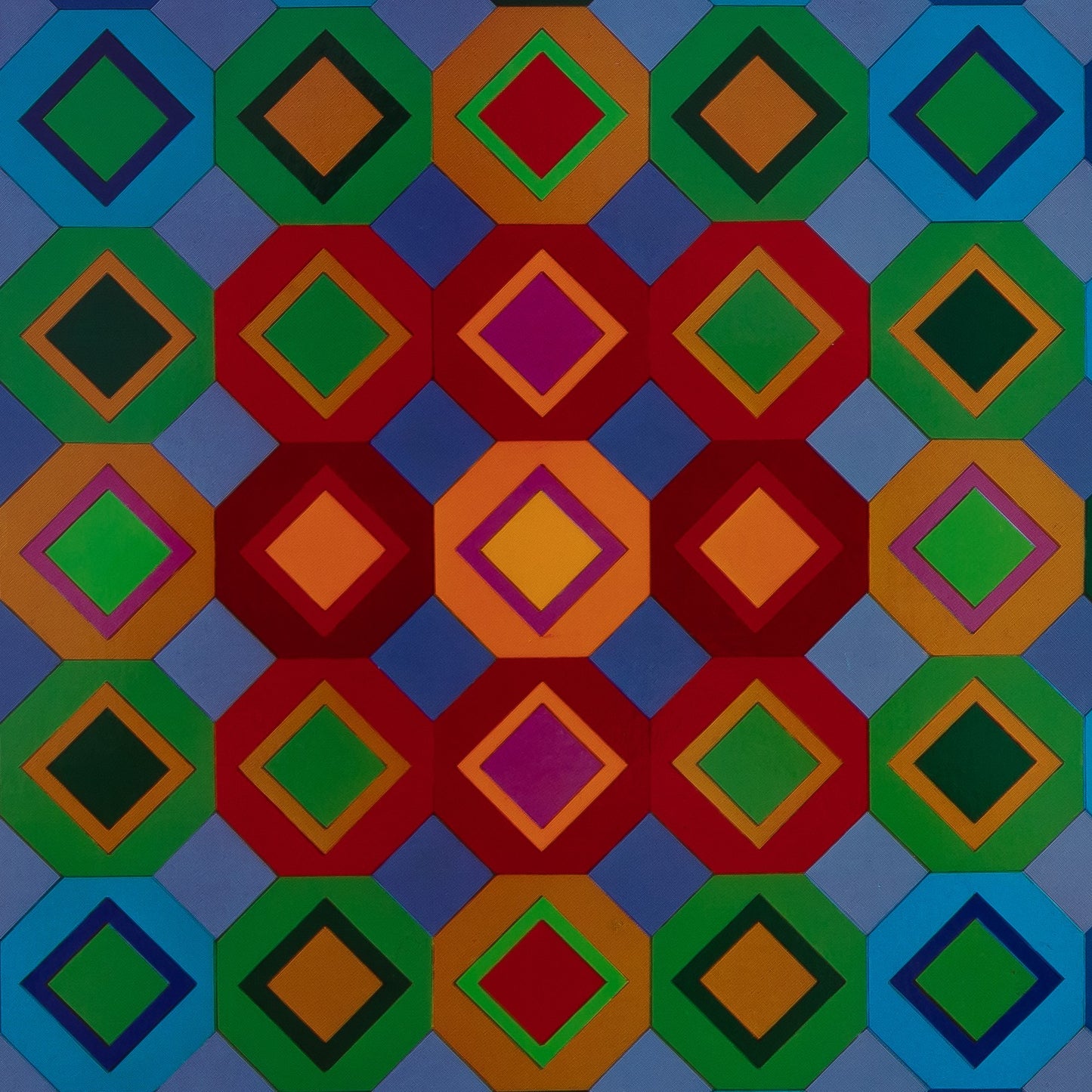 Victor VASARELY : FOLKOKTA - Héliogravure
