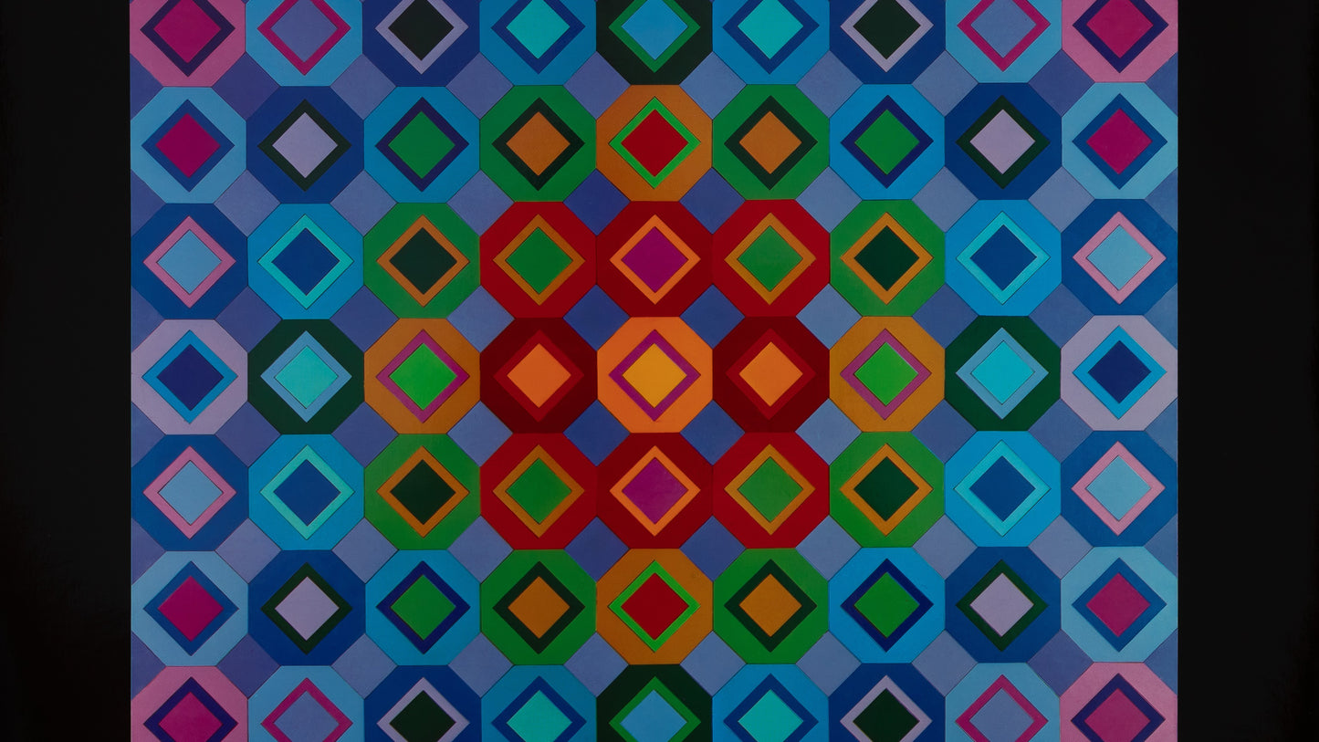 Victor VASARELY : FOLKOKTA - Héliogravure