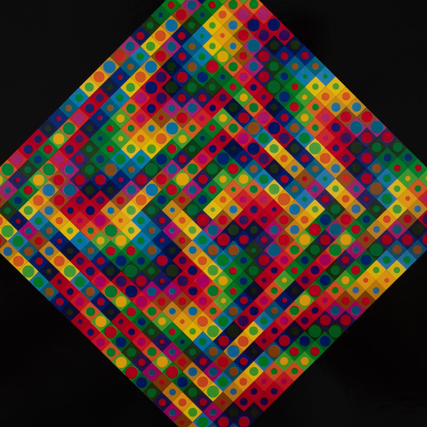 Victor VASARELY : MAJUS - Héliogravure